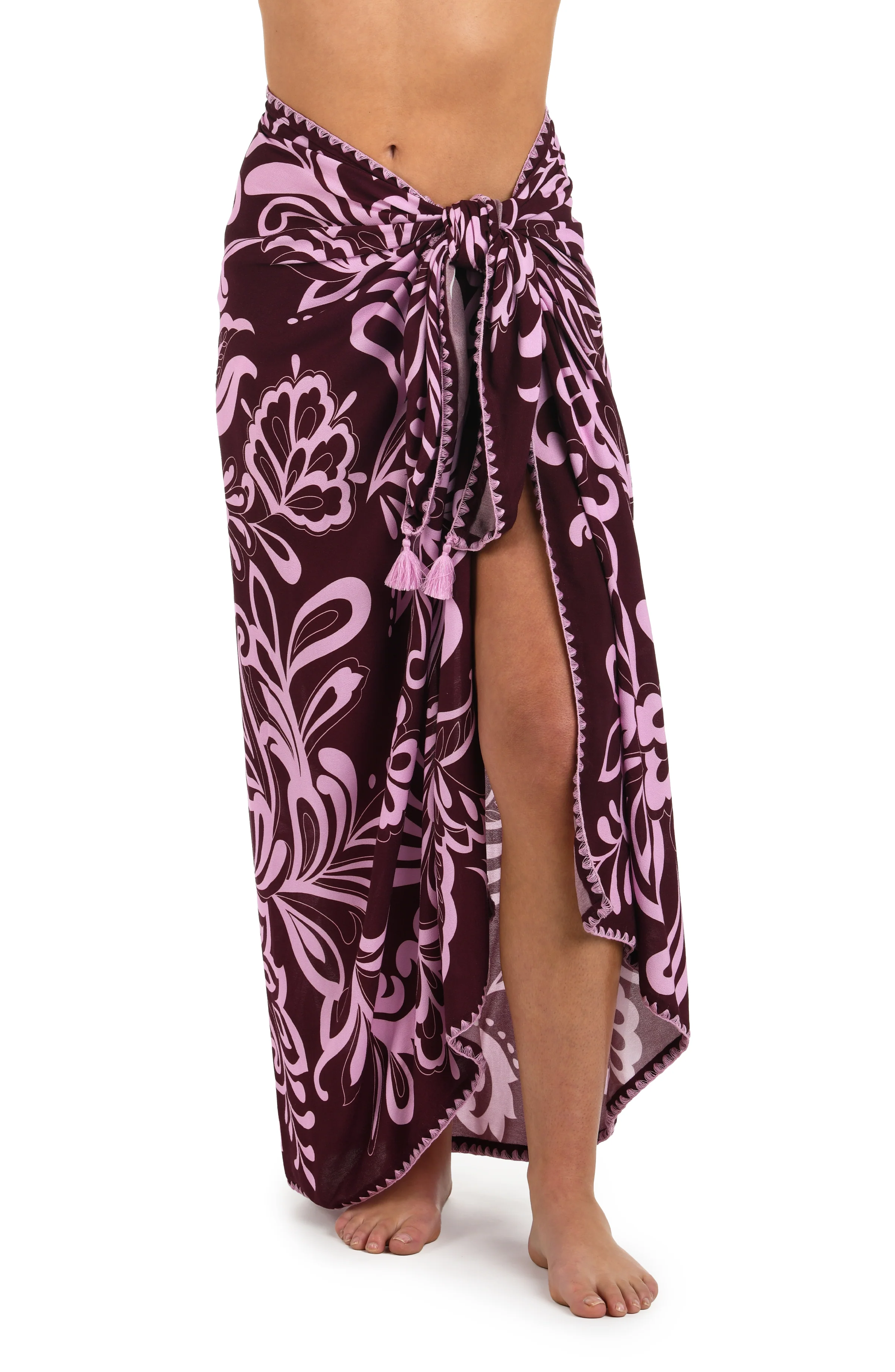 Fiji Flora Pareo Wrap Cover Up