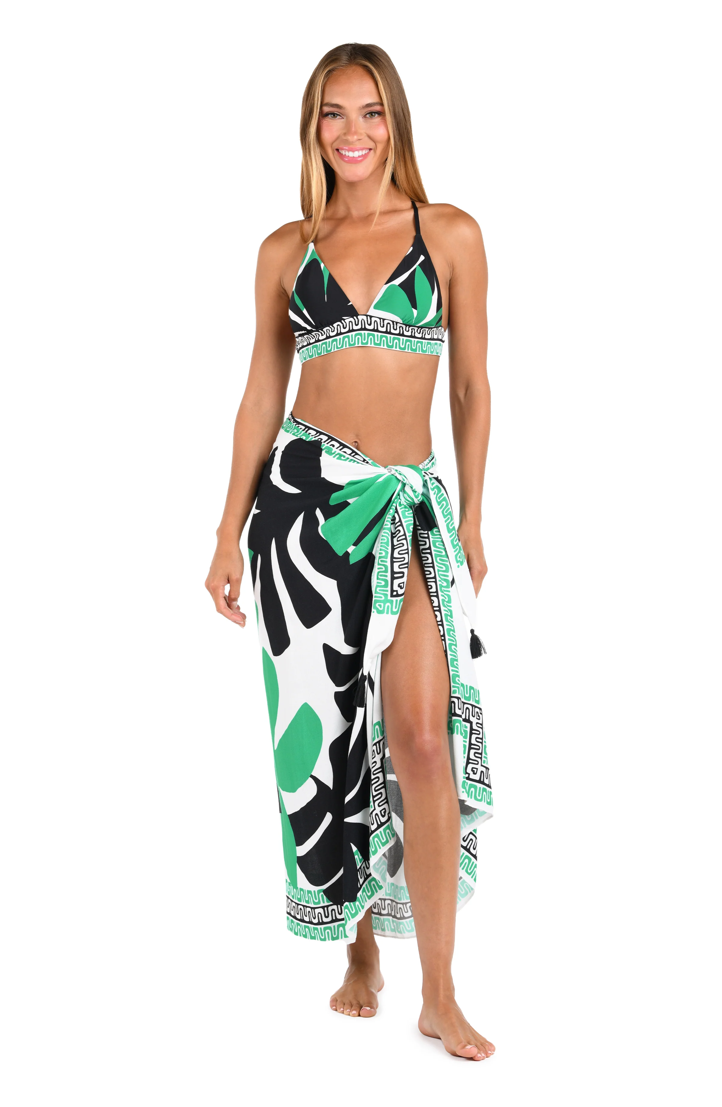 Sunshine 79 Monstera Pareo Wrap - FINAL SALE