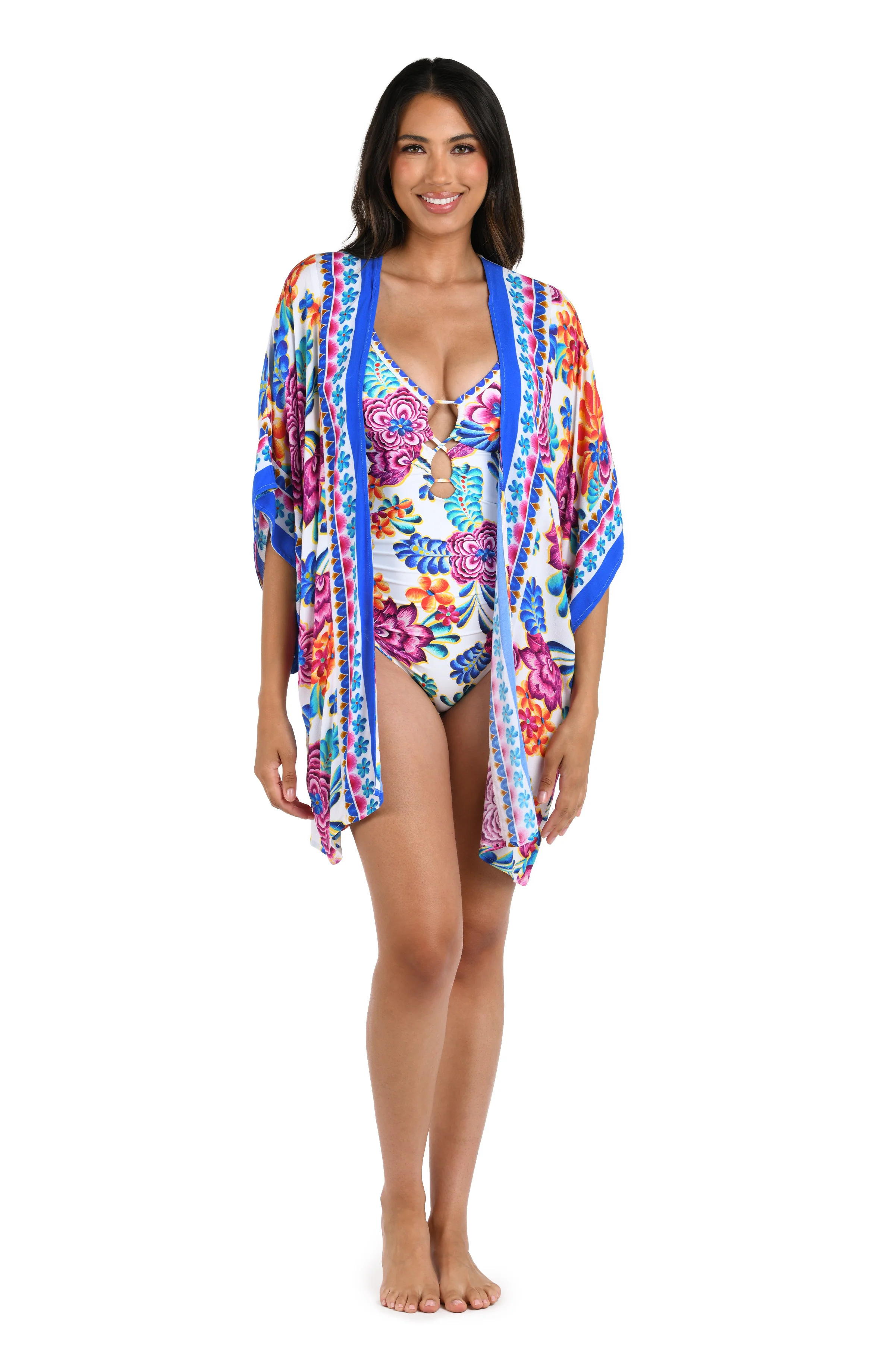 Flor De Paradiso Kimono Cover Up - FINAL SALE