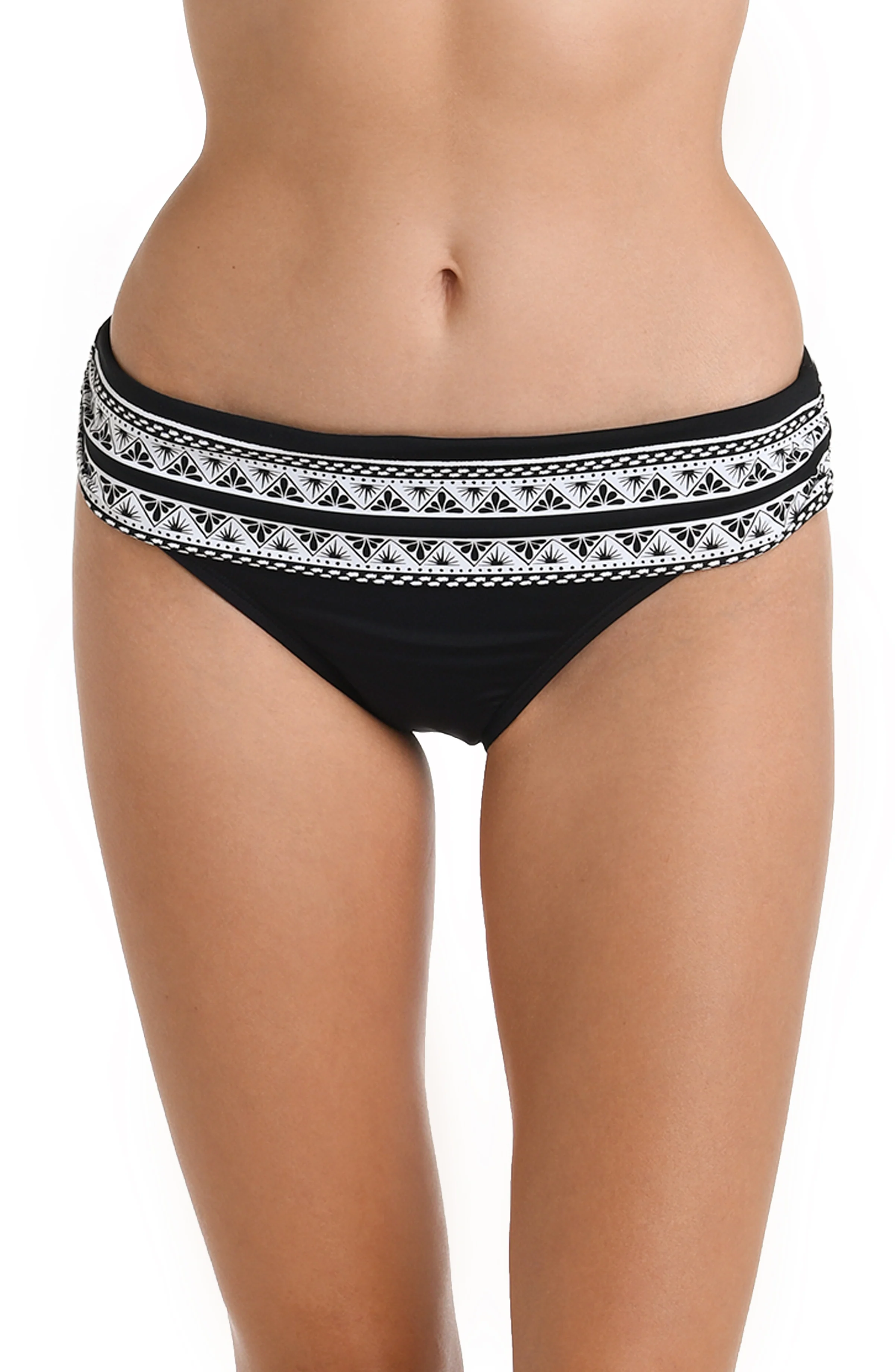 Shadow Floral Banded Hipster Bottom - FINAL SALE