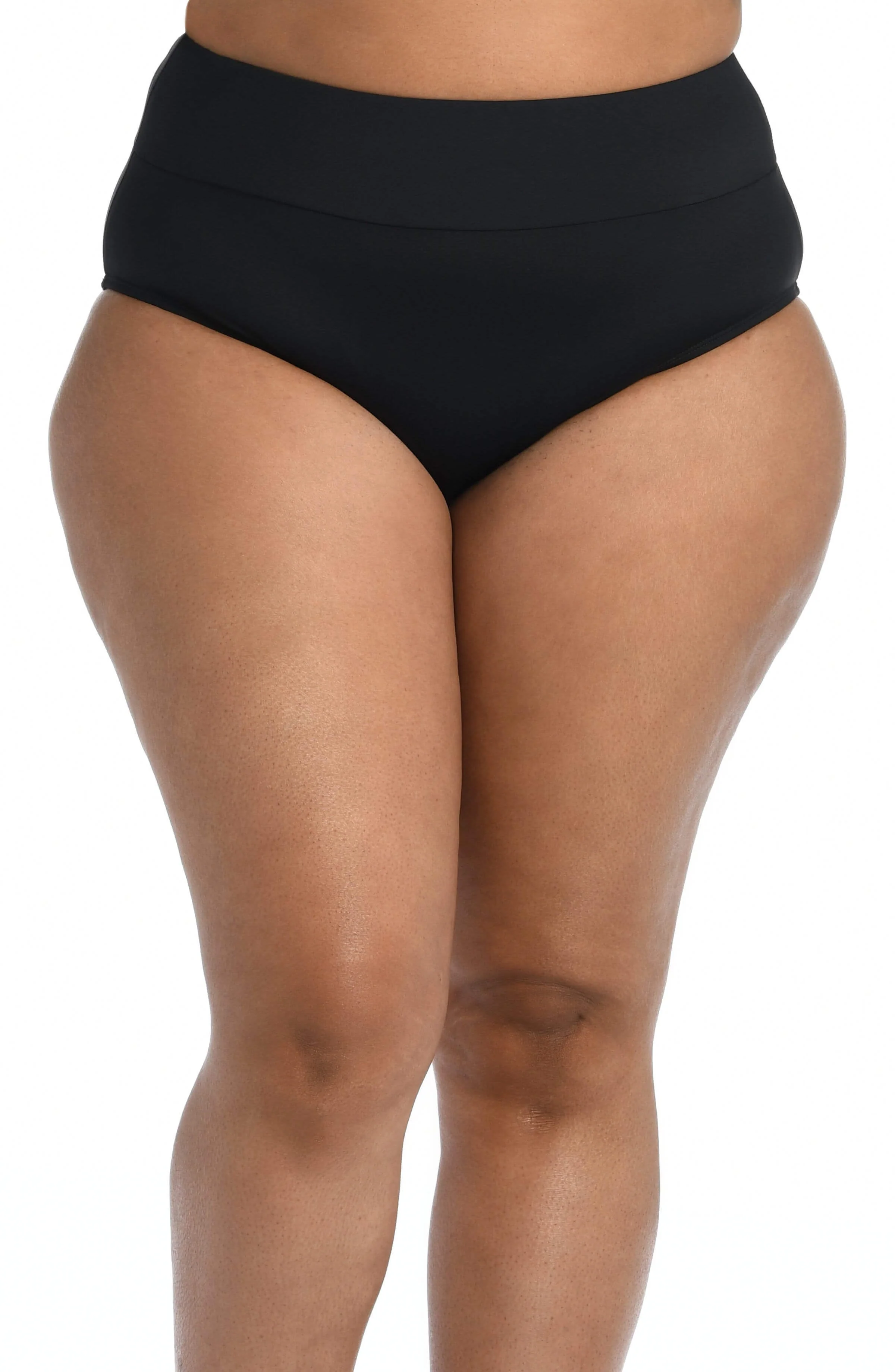 Island Goddess High Waist Bottom - Black - FINAL SALE