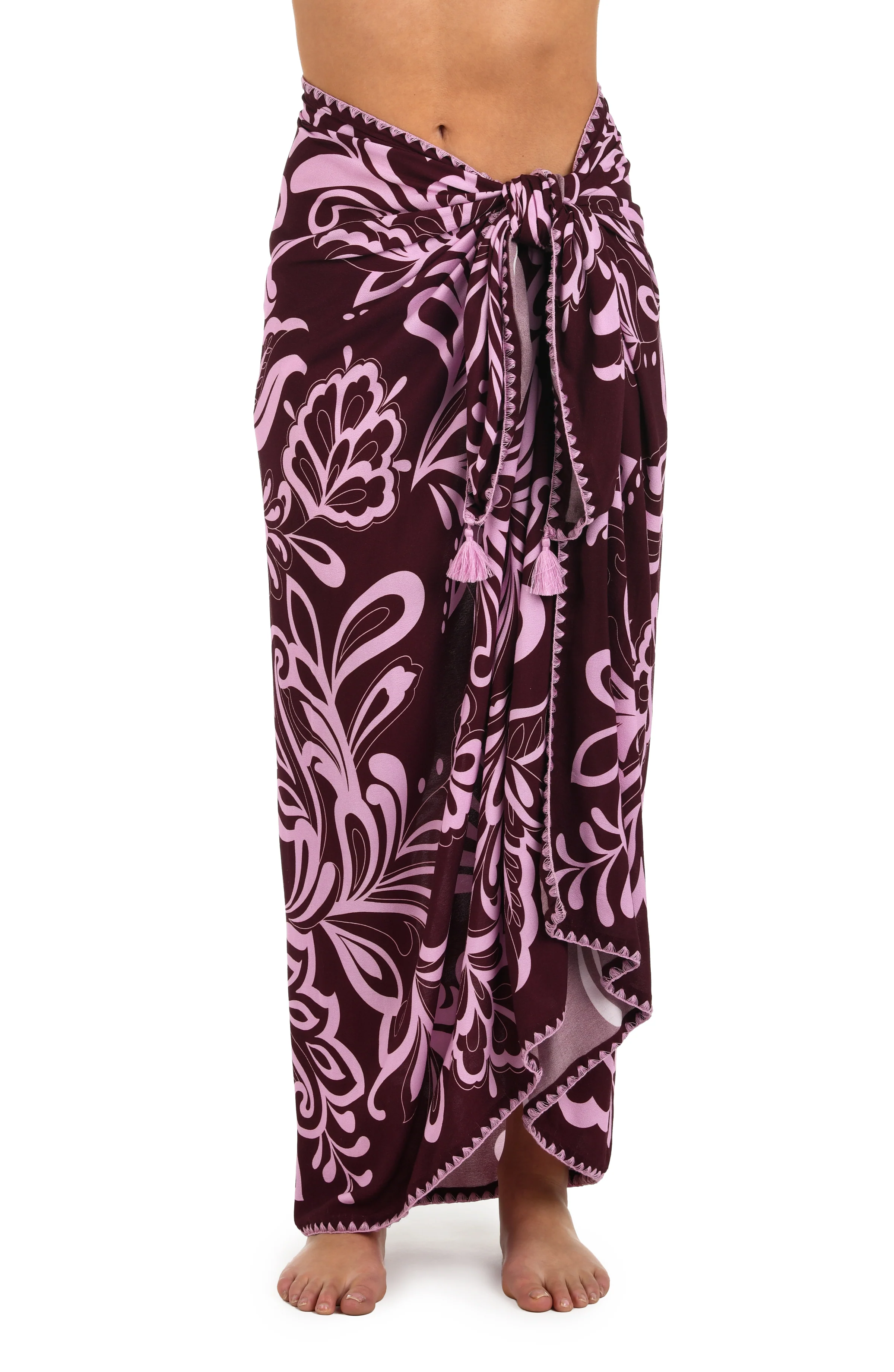 Fiji Flora Pareo Wrap Cover Up