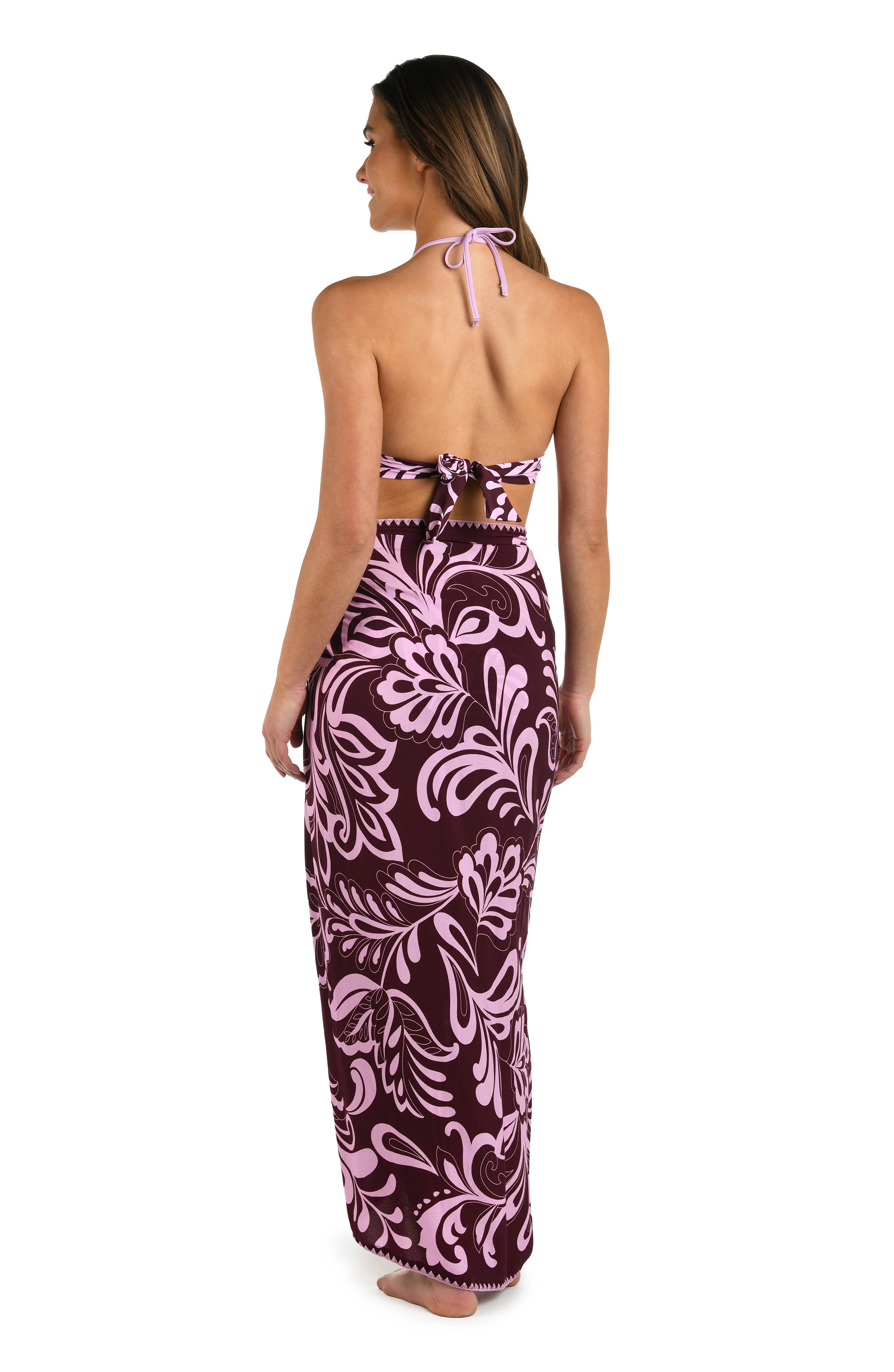 Fiji Flora Pareo Wrap Cover Up