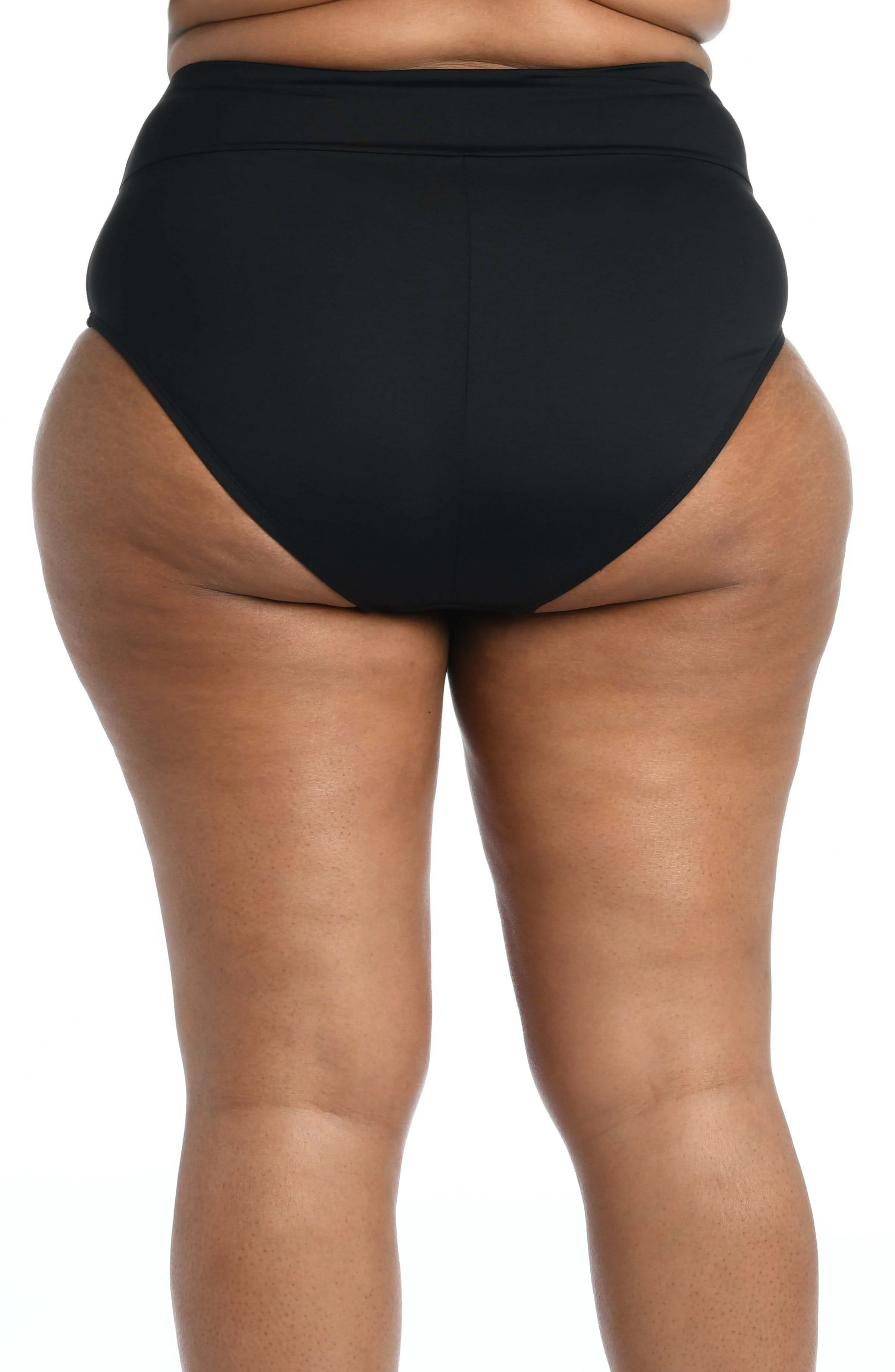Island Goddess High Waist Bottom - Black - FINAL SALE