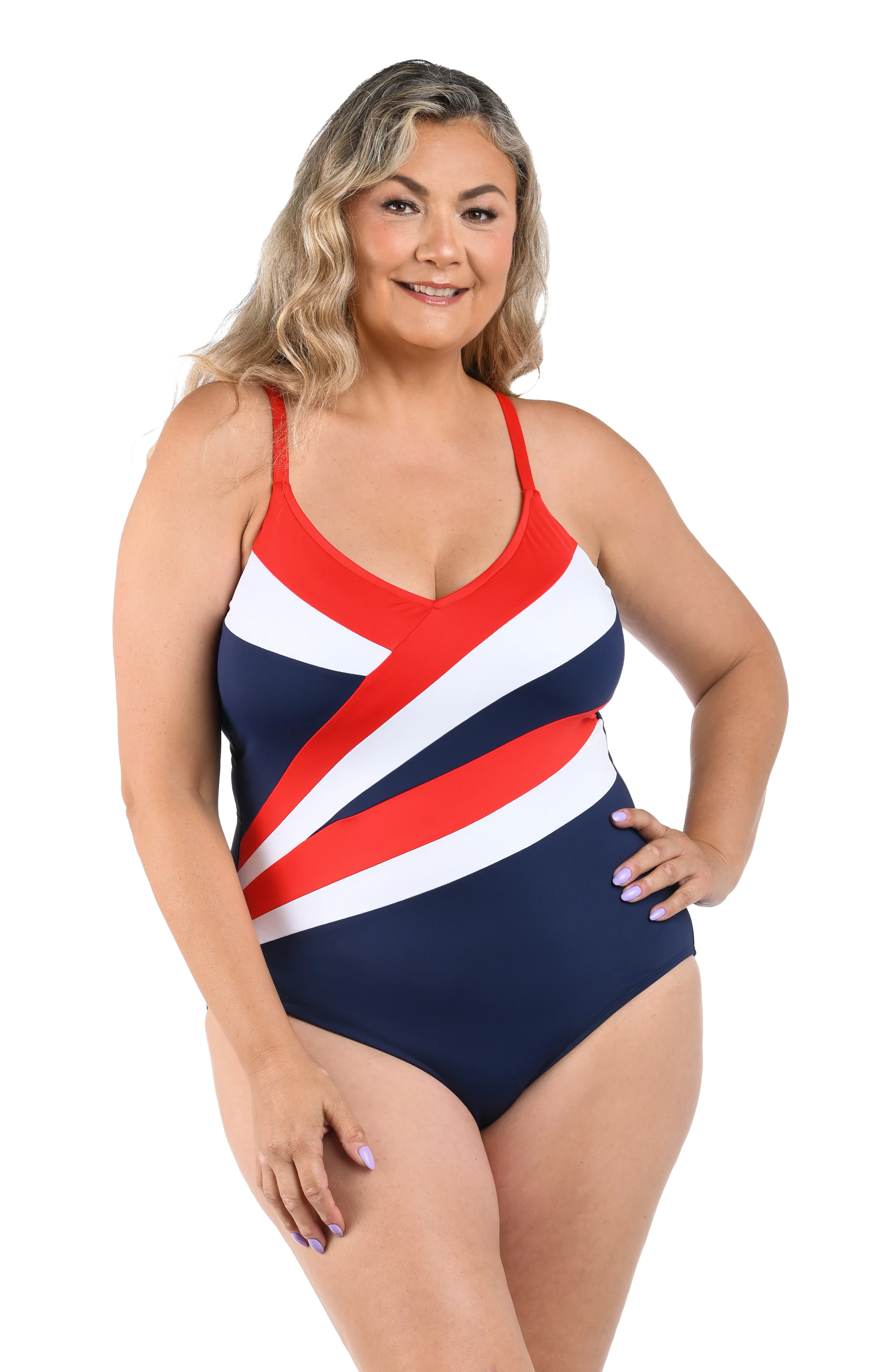 Miss Americana Scoop Front One Piece Swimsuit