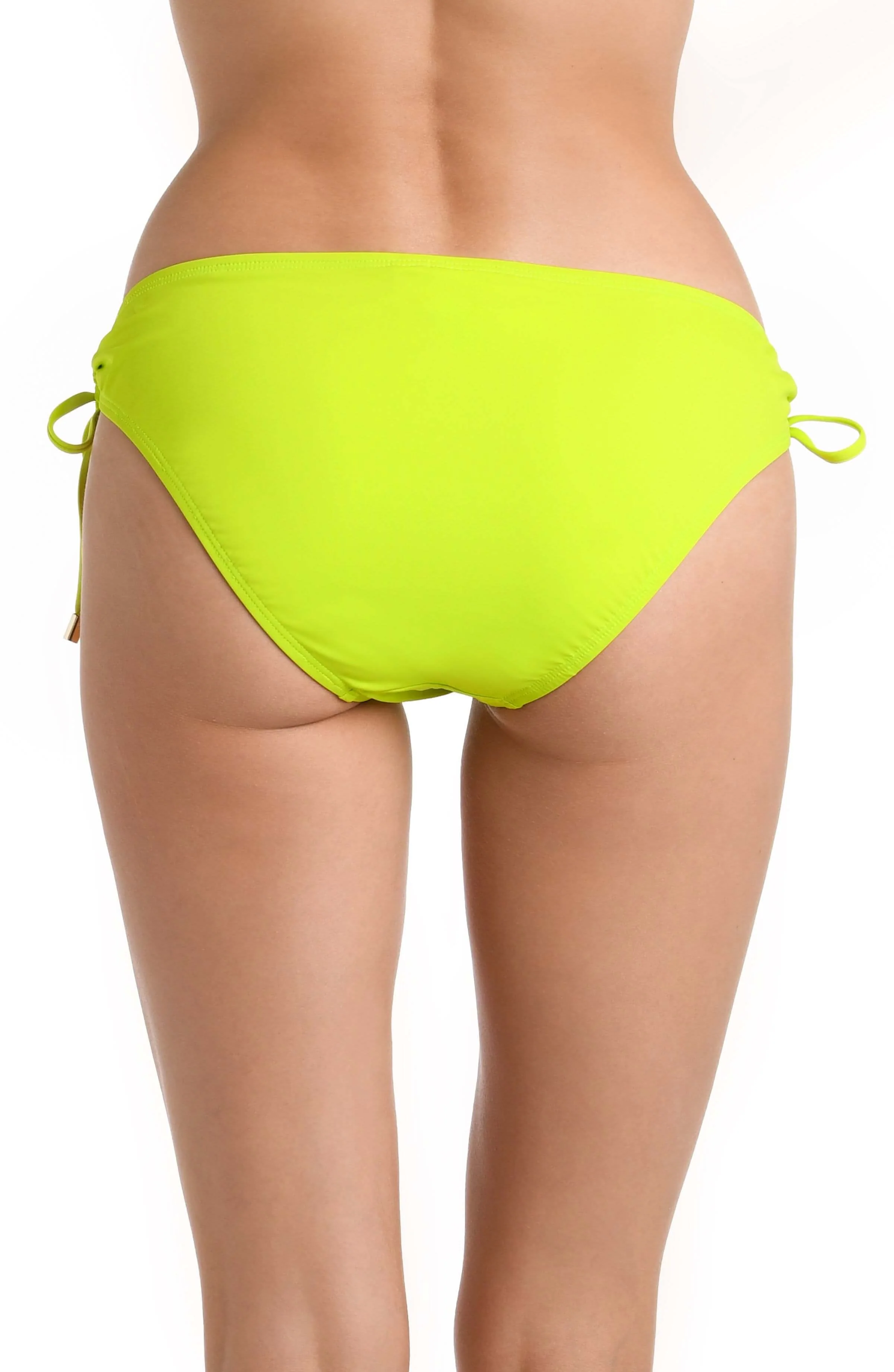Island Goddess Side Tie Hipster Bottom - Bright Lime - FINAL SALE