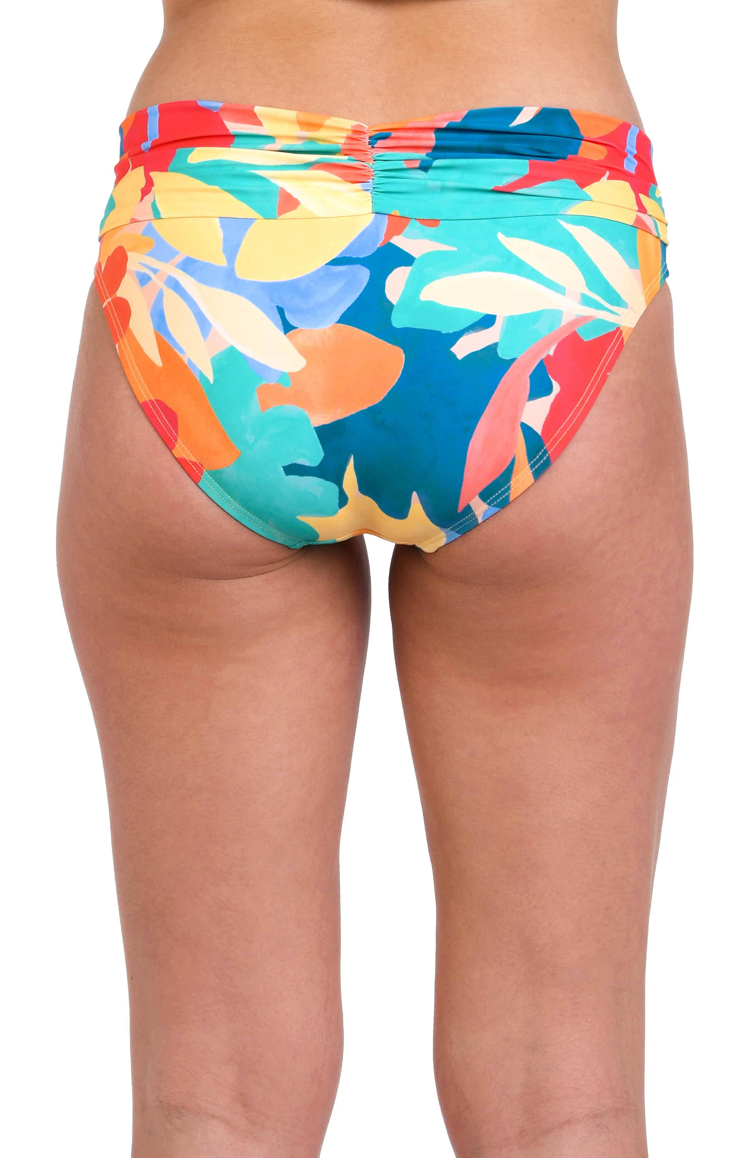 Fantasy Resort Ruched Band Hipster Bottom - FINAL SALE