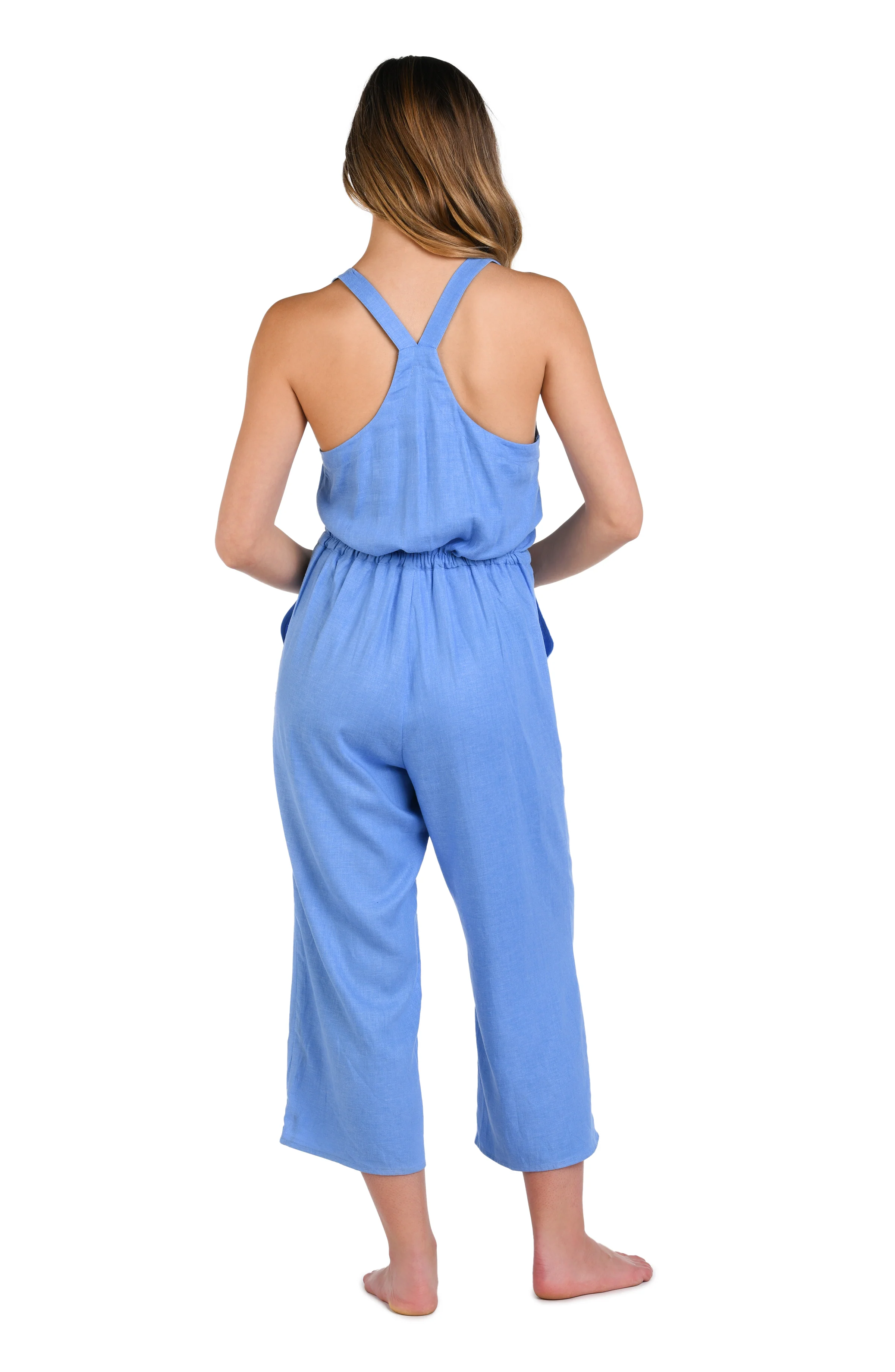Delphine Coast Wide Leg Jumpsuit Cover Up - FINAL SALE