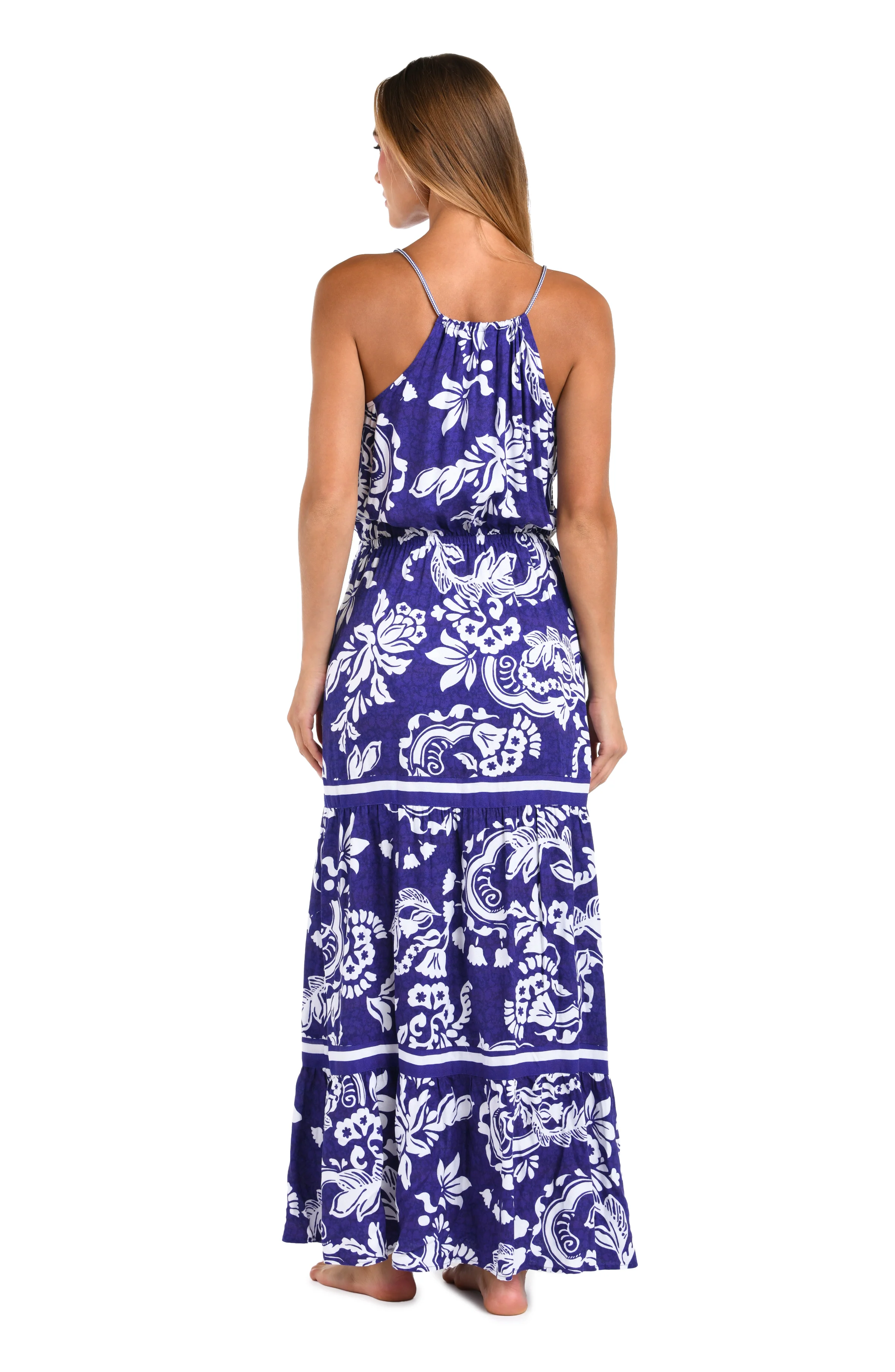 Sunshine 79 Flower Trip Tiered Maxi Dress - FINAL SALE