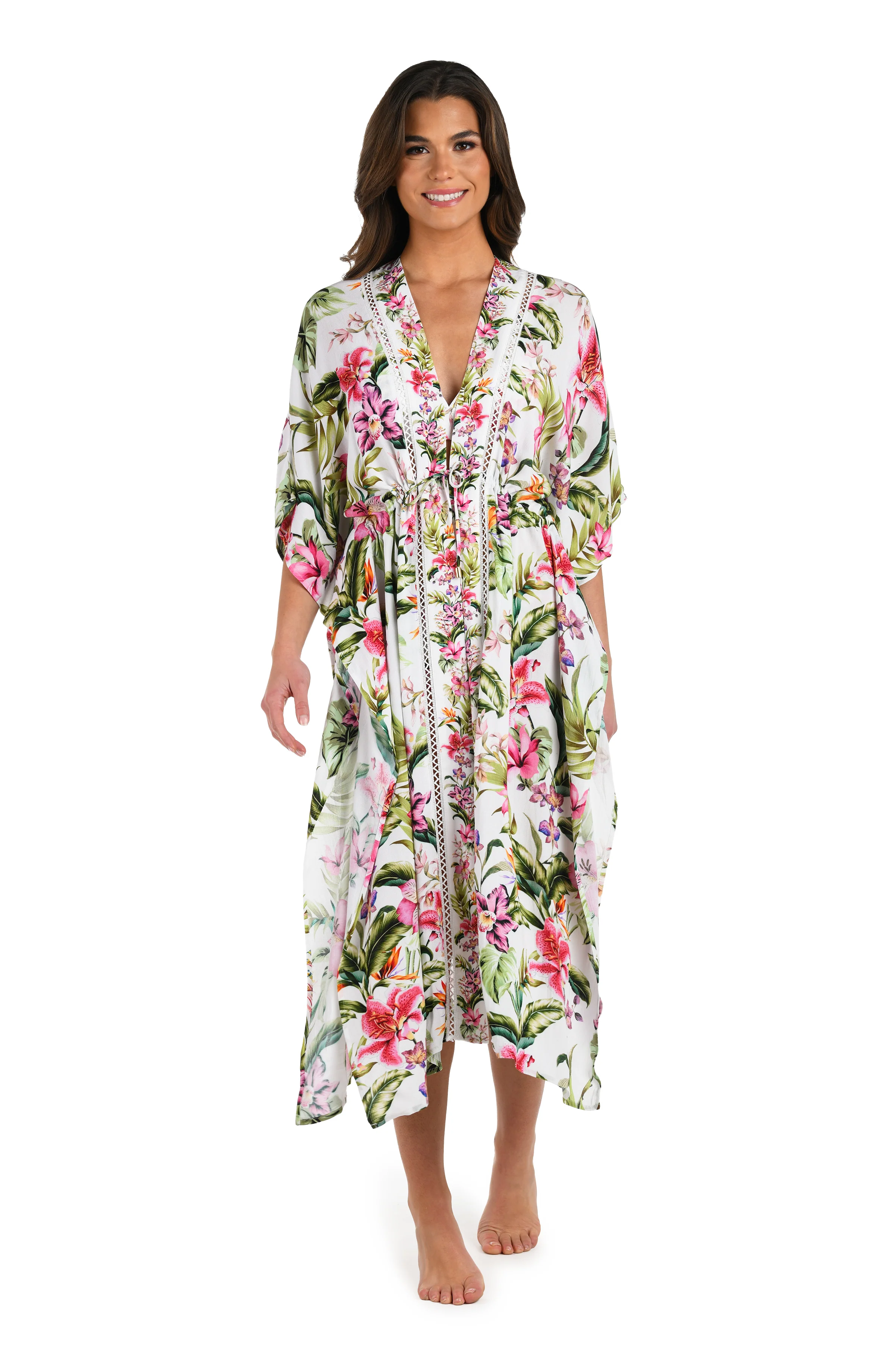 Polynesian Paradise Long Kimono