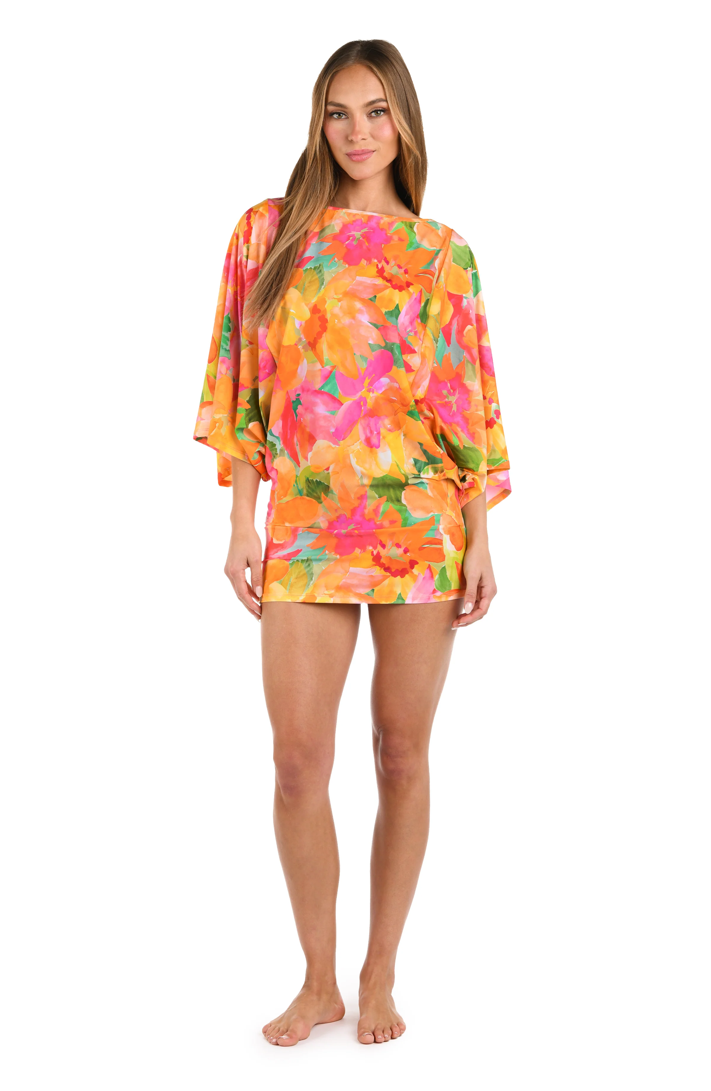 Sunshine 79 Utopia Garden Scoop-Neck Tunic Cover Up