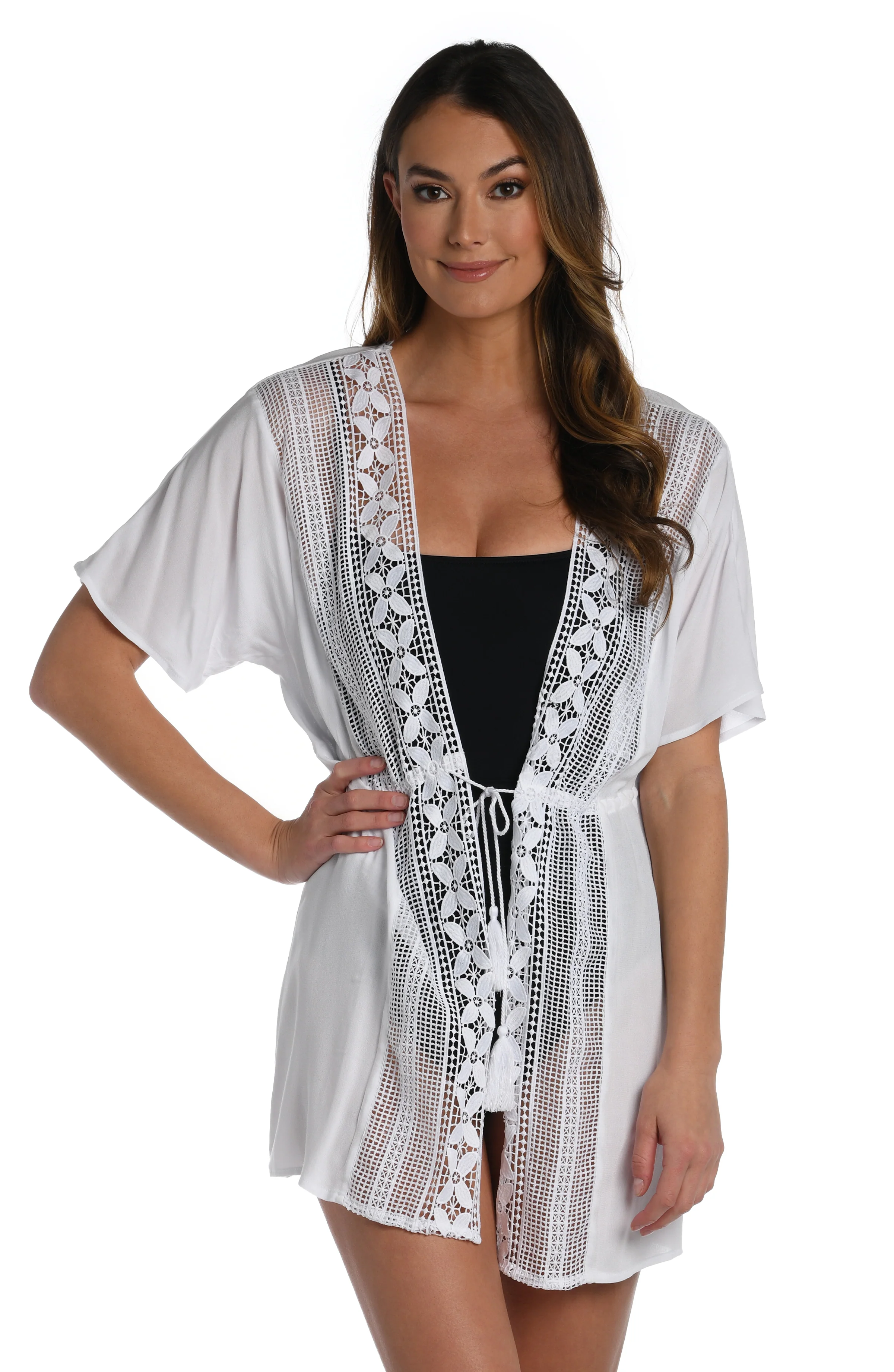 Coastal Covers Kimono - White - FINAL SALE