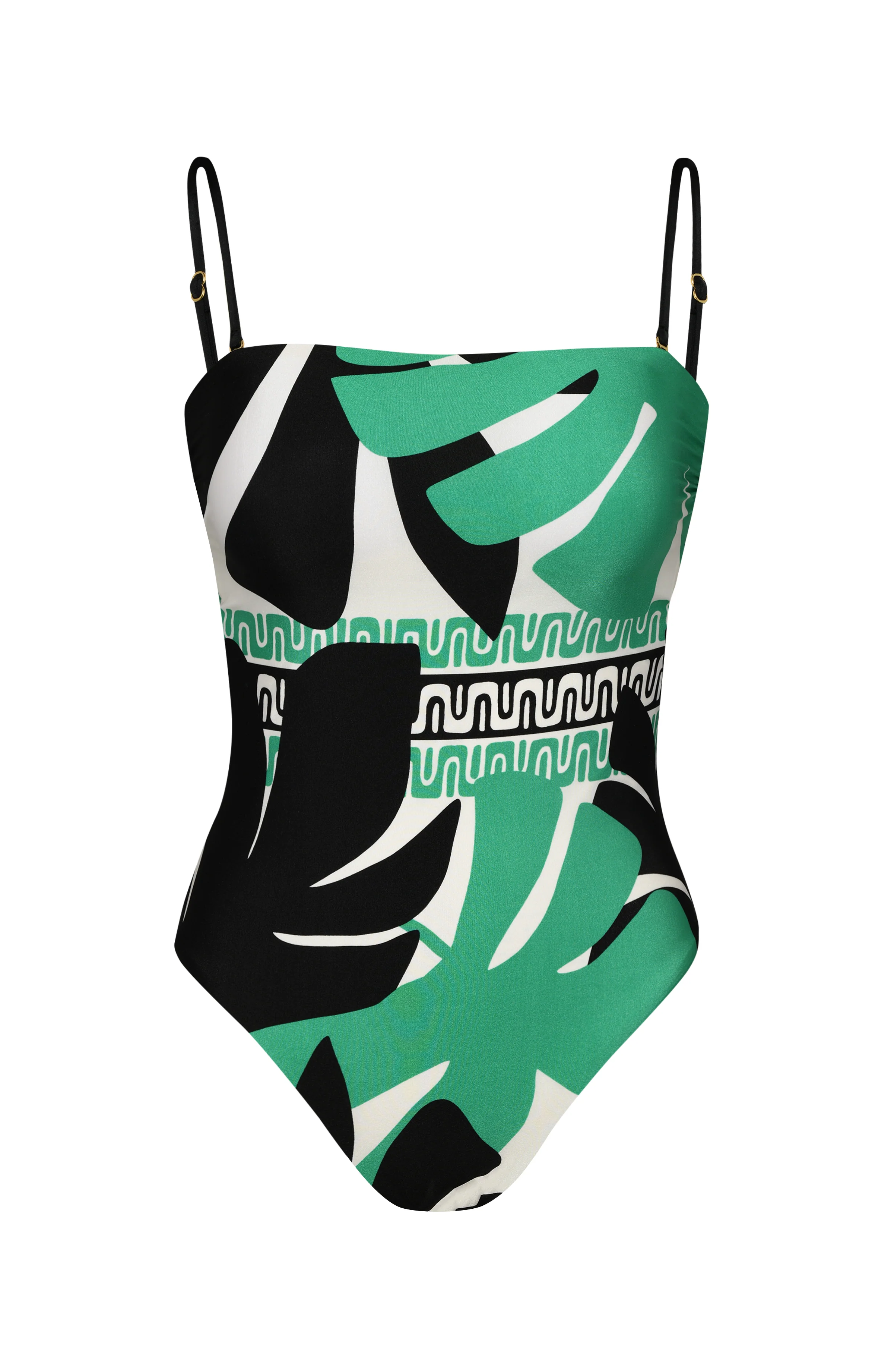 Sunshine 79 Monstera Bandeau One Piece - FINAL SALE
