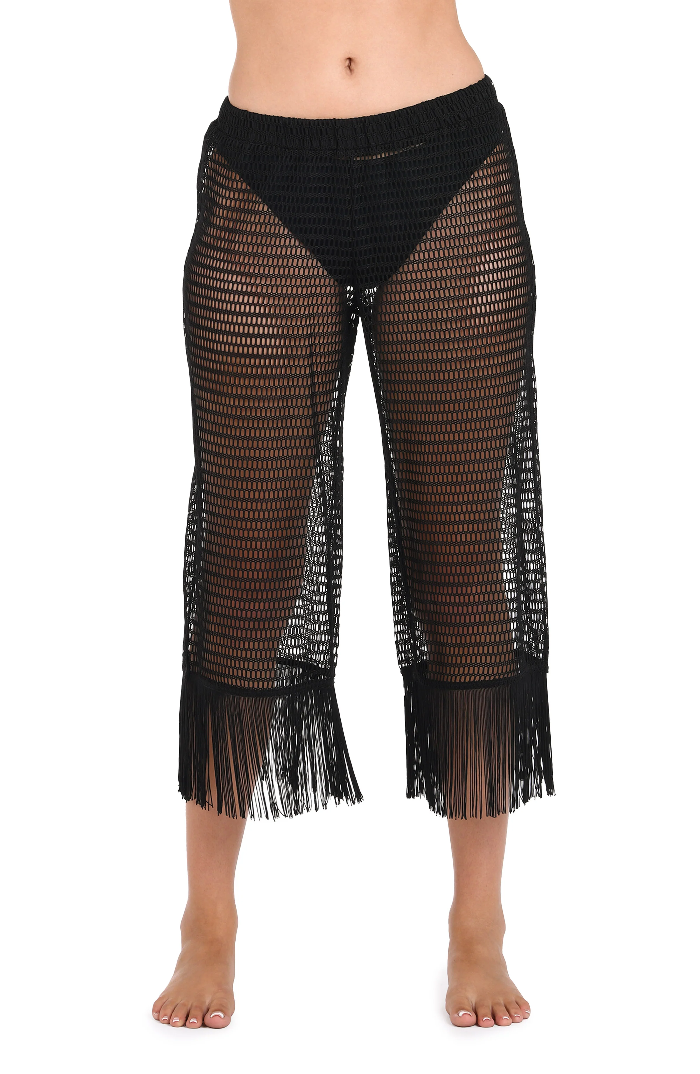 Fringed Out Cropped Pant (Unlined) - FINAL SALE