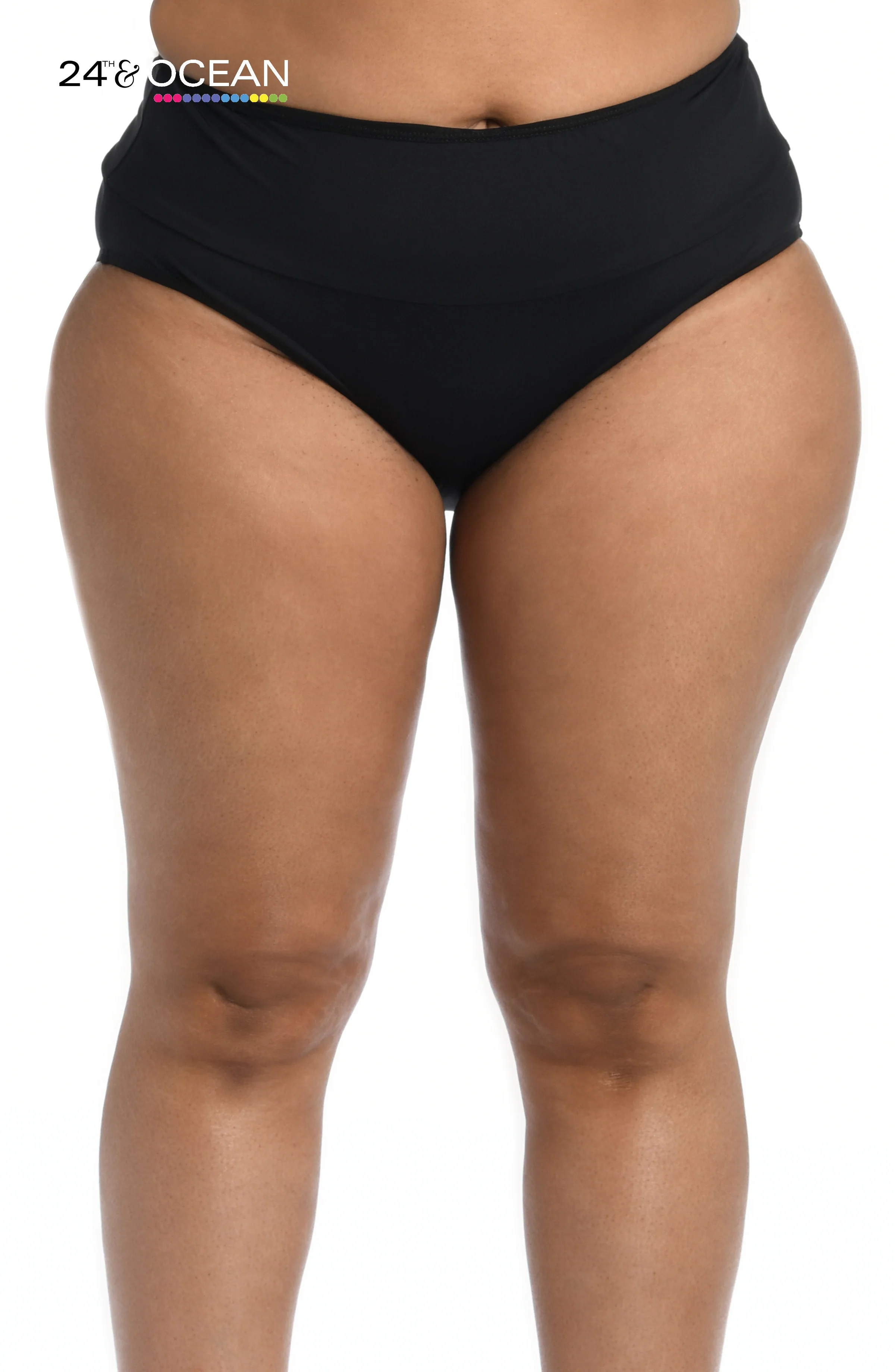 24th & Ocean Solids High Waist Bottom