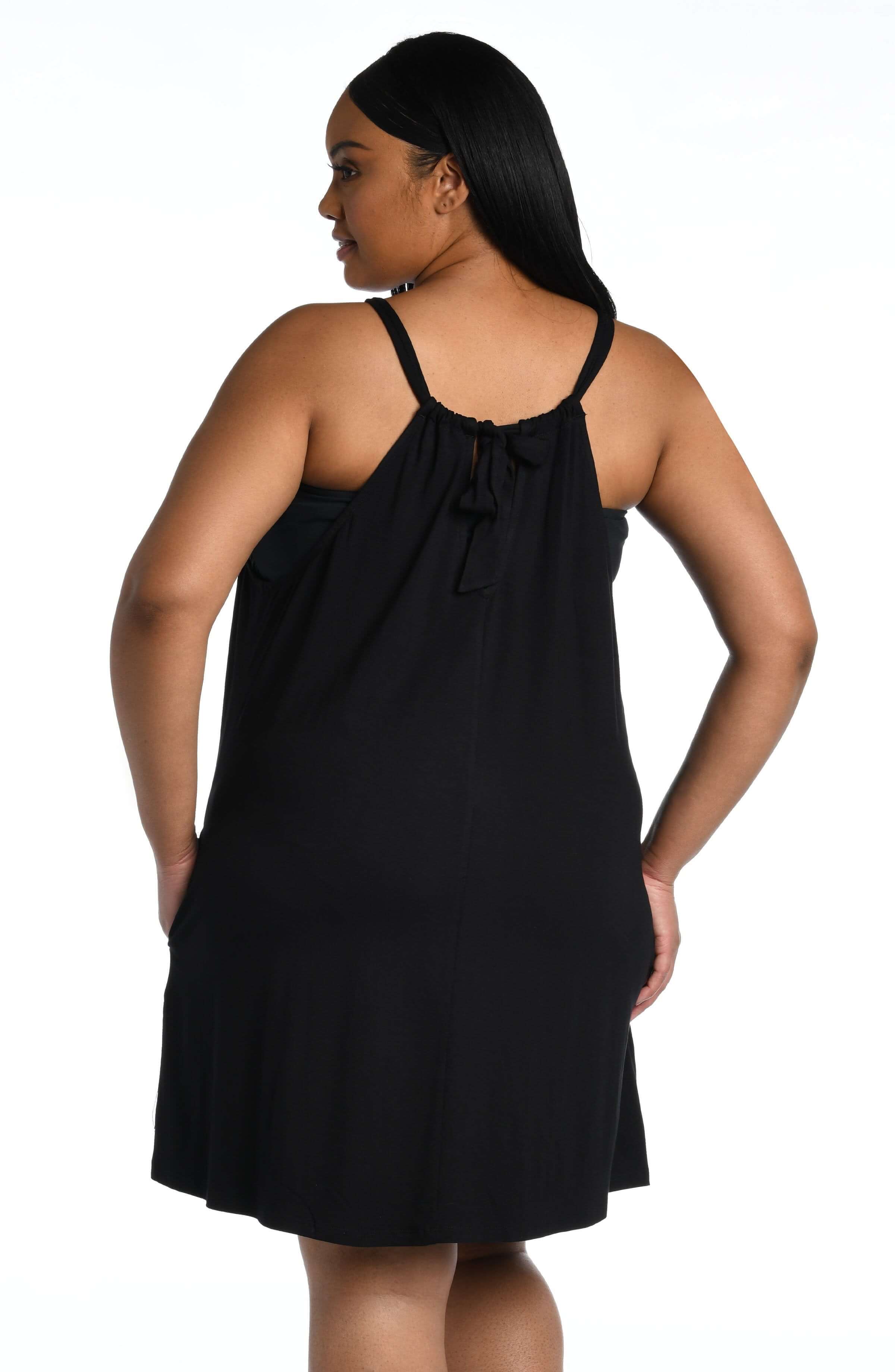 Draped Darling High Neck Dress - FINAL SALE
