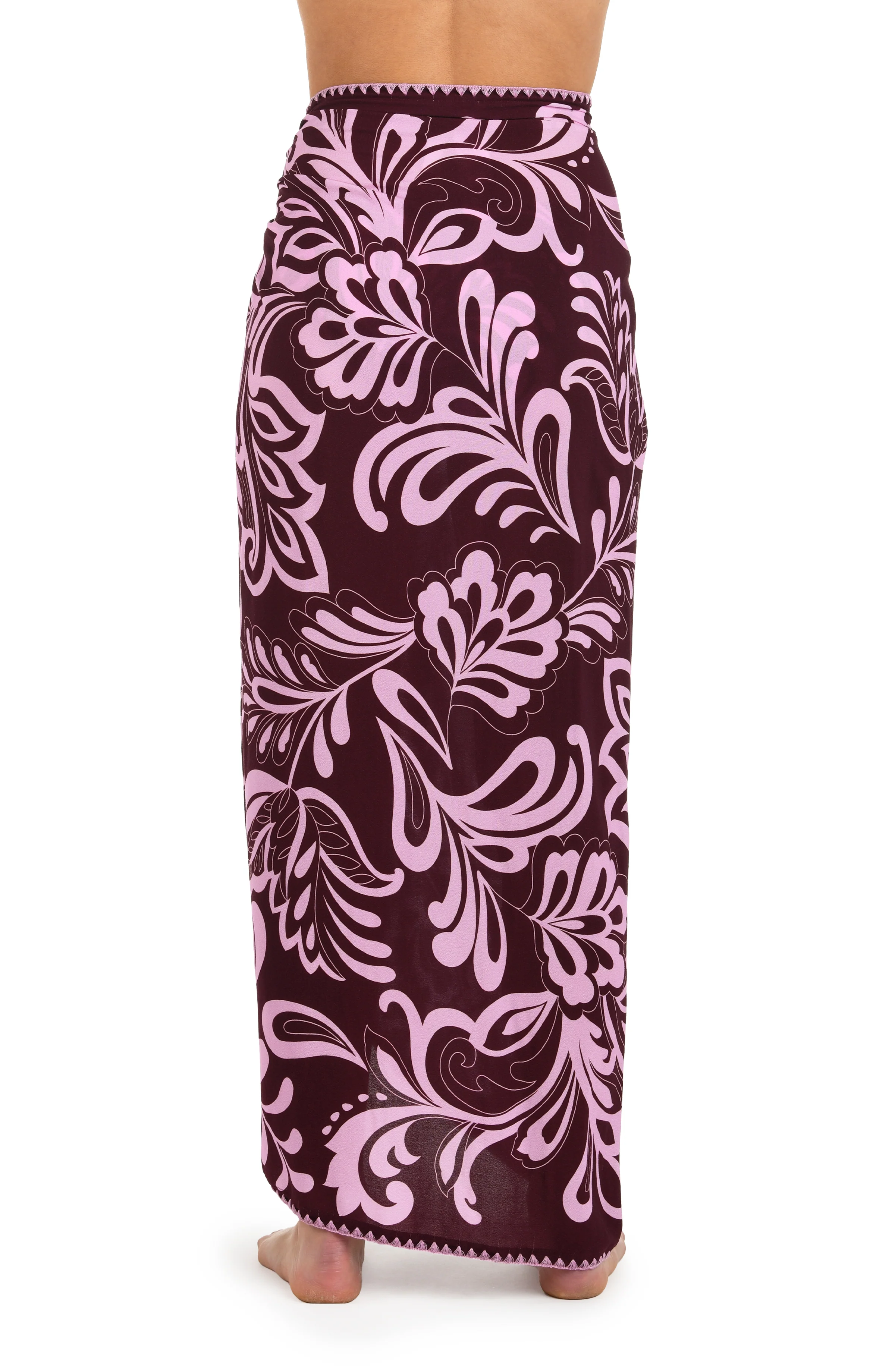 Fiji Flora Pareo Wrap Cover Up