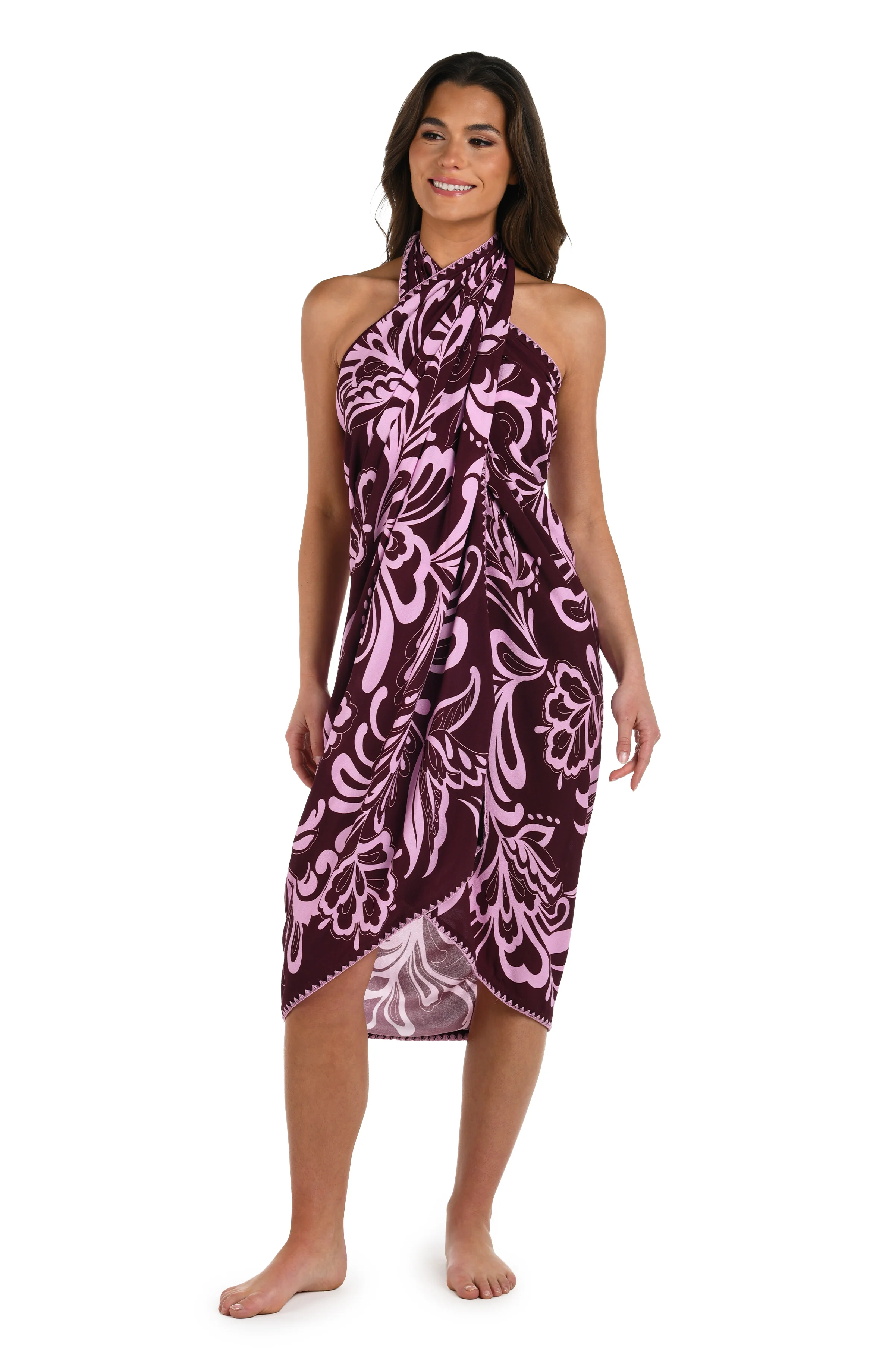 Fiji Flora Pareo Wrap Cover Up