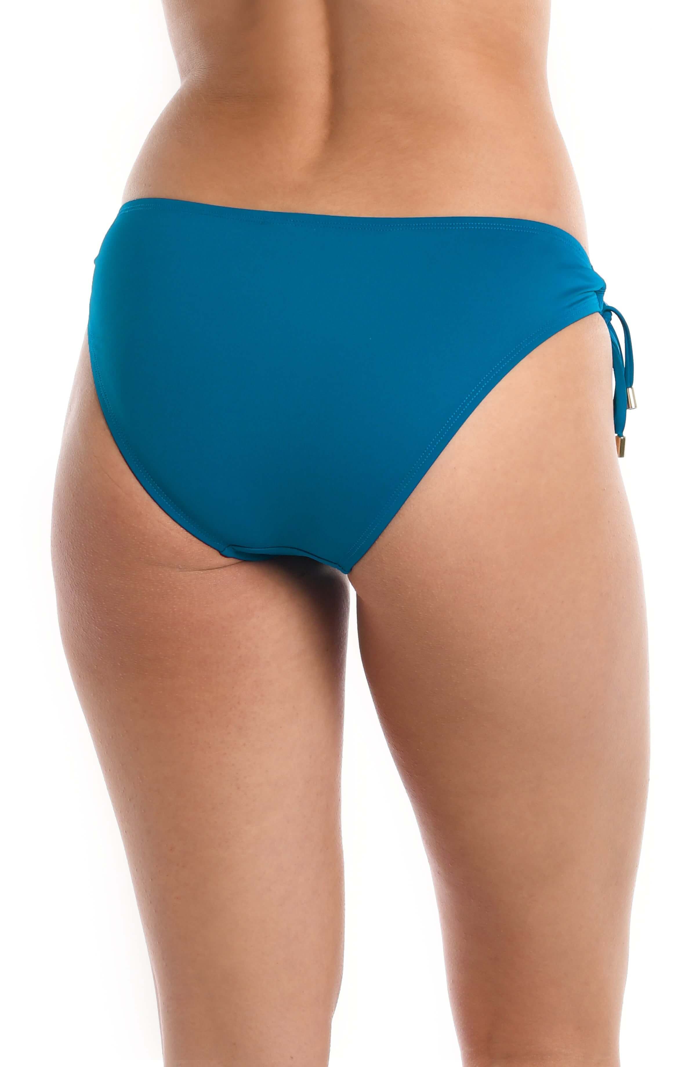 Island Goddess Side Tie Hipster Bottom - Ocean - FINAL SALE