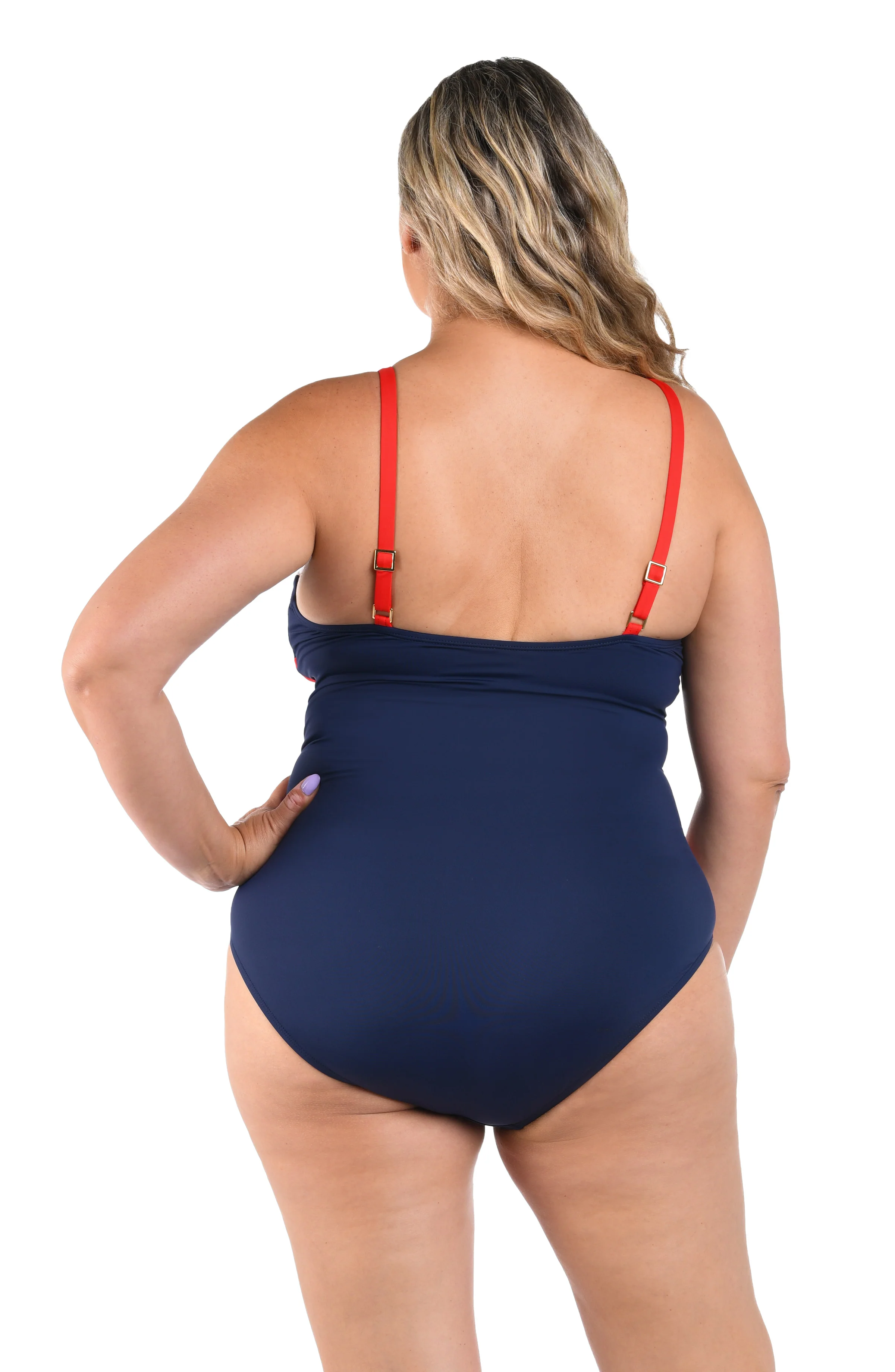 Miss Americana Scoop Front One Piece Swimsuit