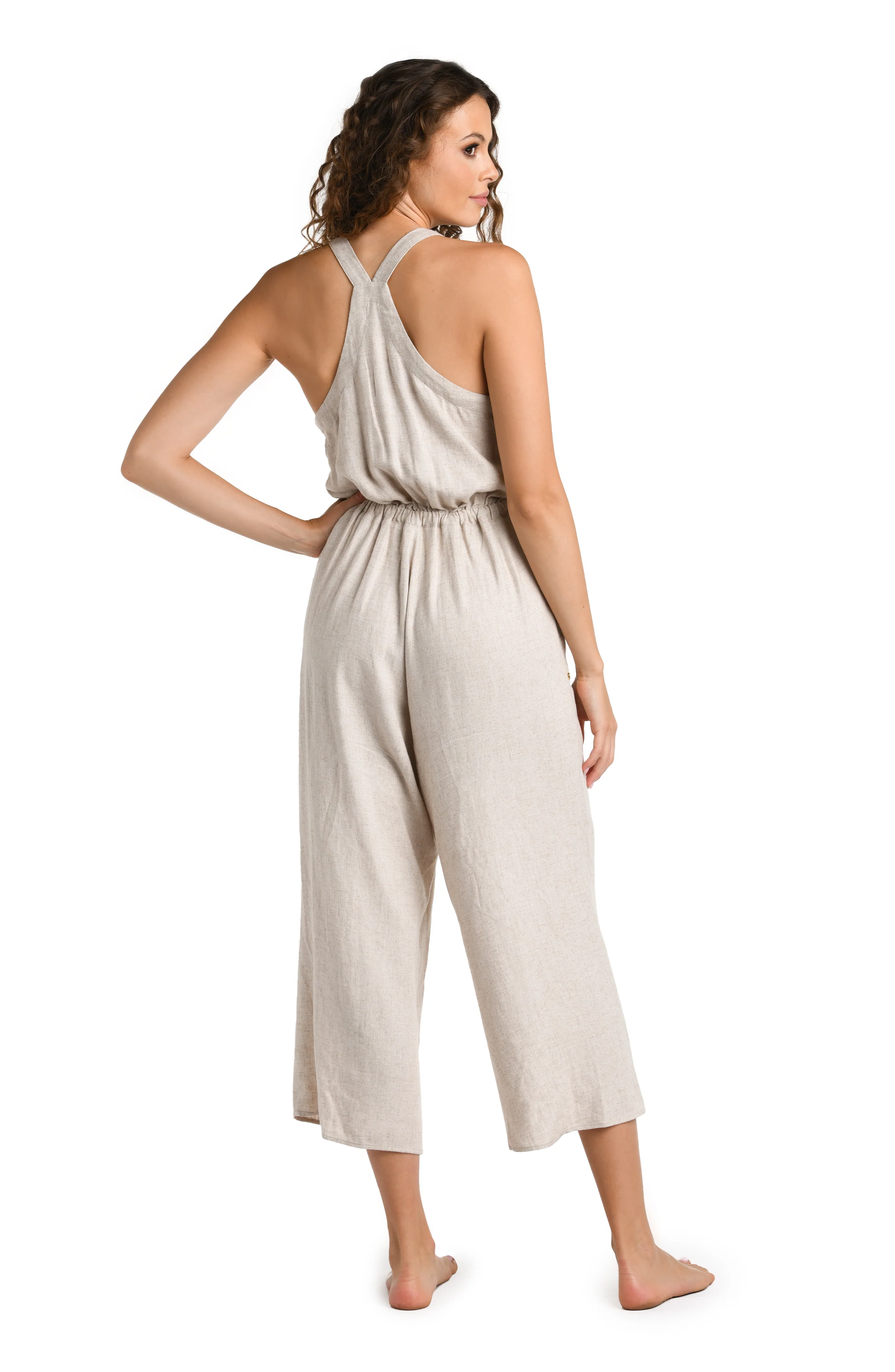 Delphine Coast Wide Leg Jumpsuit Cover Up - FINAL SALE