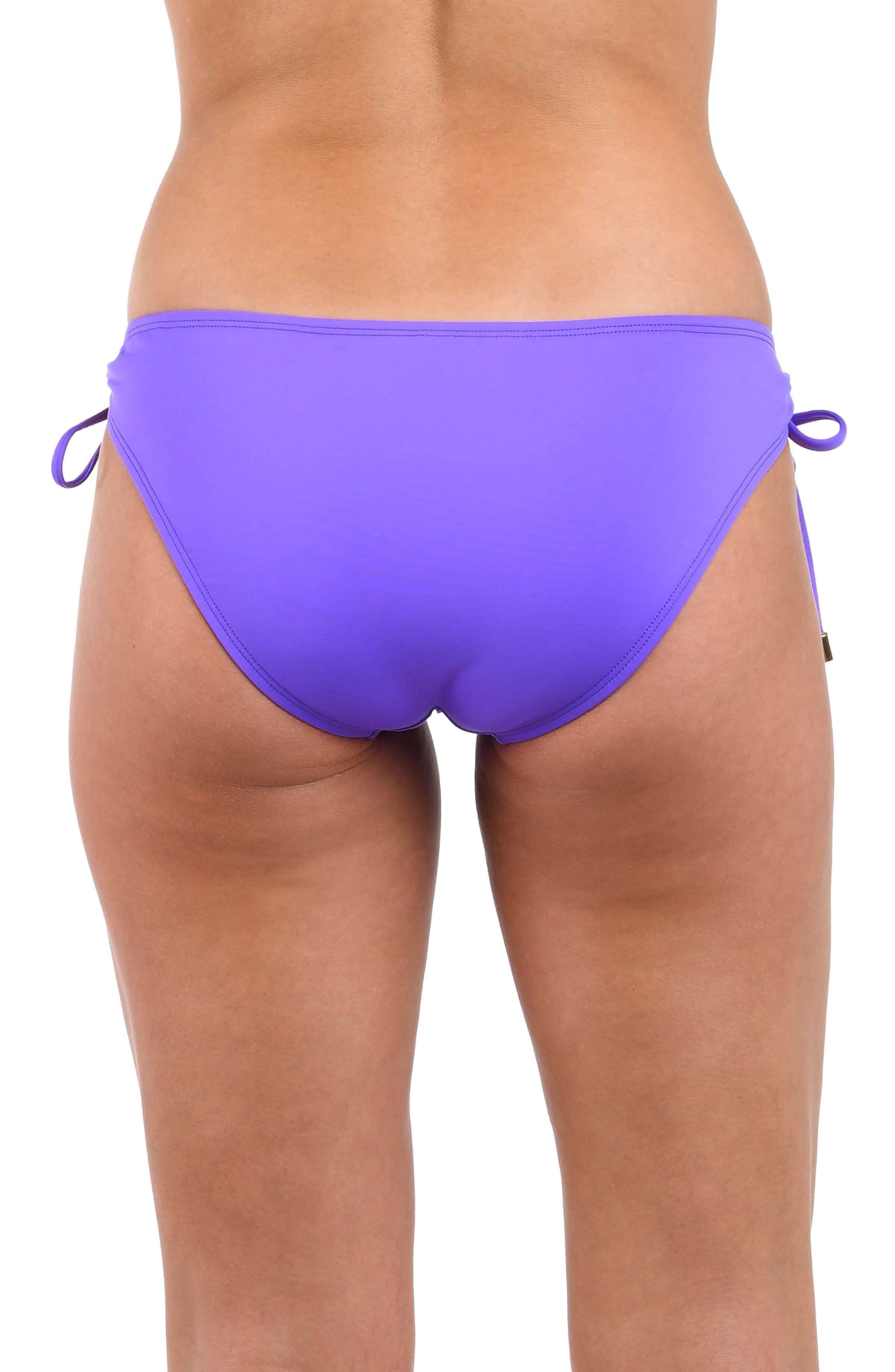 Island Goddess Side Tie Hipster Bottom - Ultraviolet
