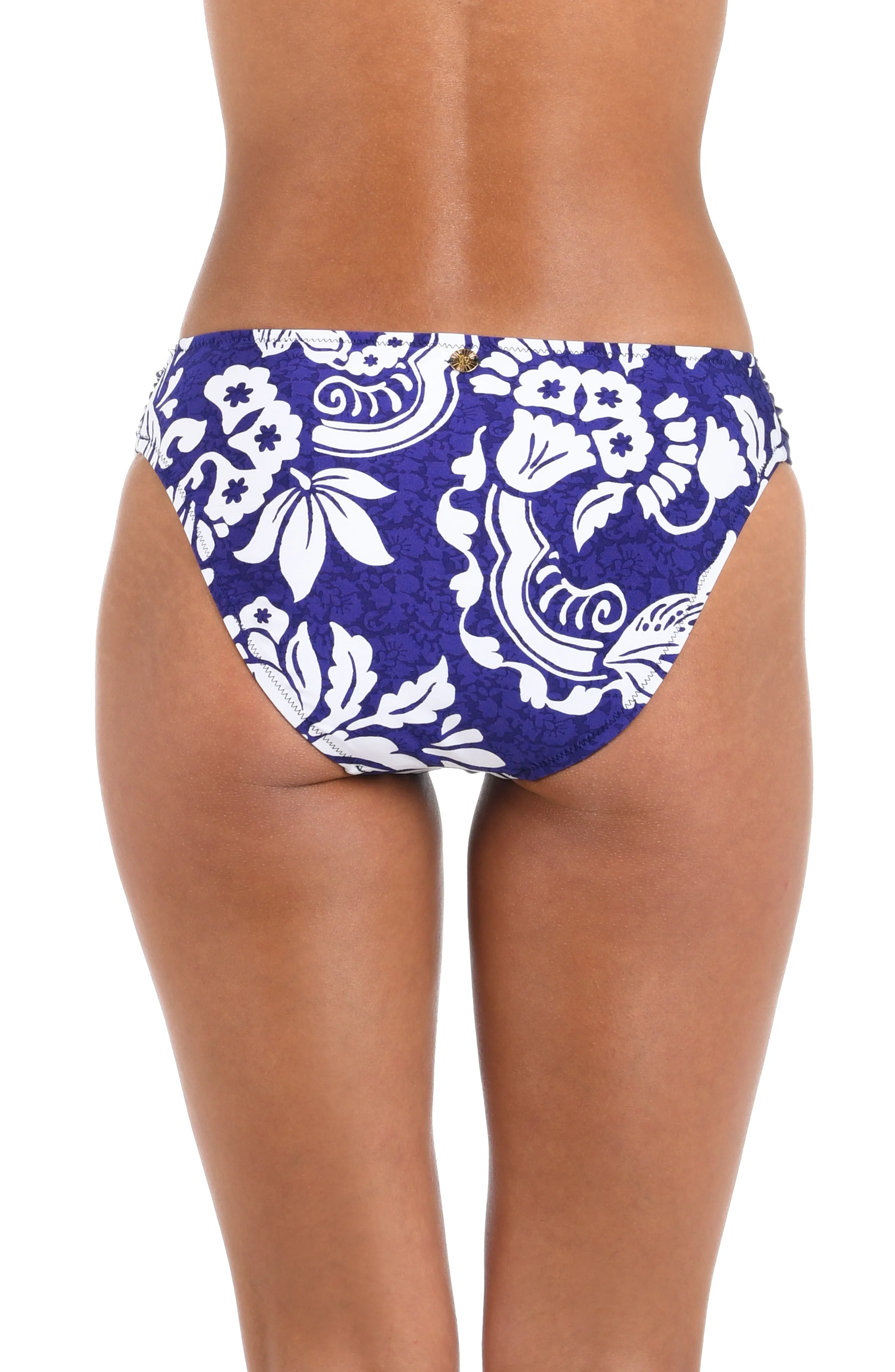 Sunshine 79 Flower Trip Side Shirred Hipster Bottom - FINAL SALE