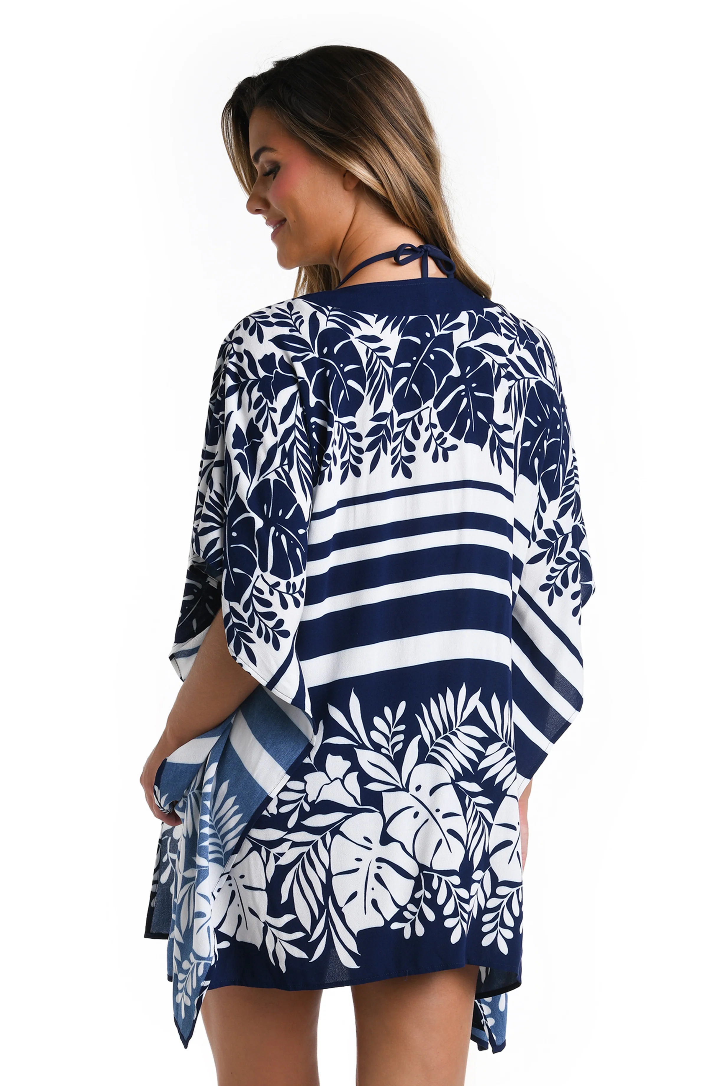 Beach Bungalow Lace Front Caftan Cover Up - FINAL SALE