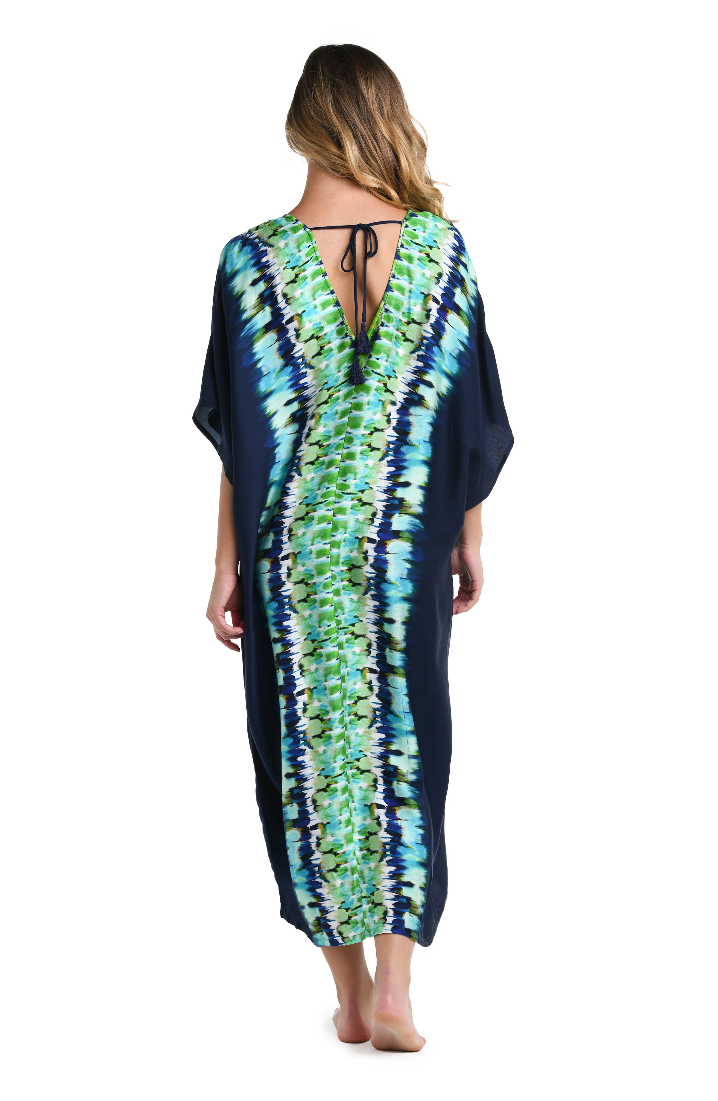 Monarch Seas Long Caftan Cover Up - FINAL SALE