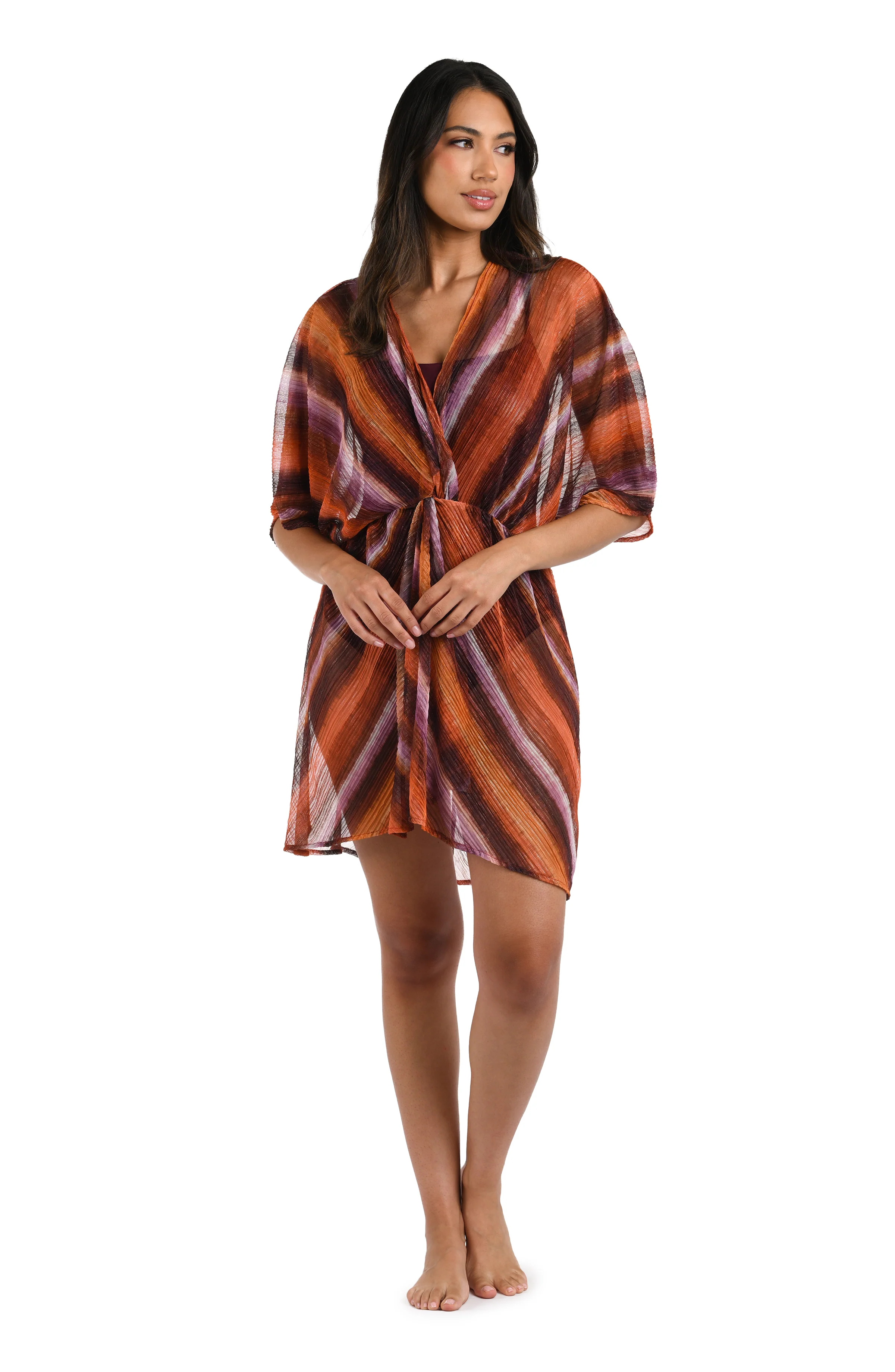 Upon The Horizon V-Neck Cover Up Dress - FINAL SALE
