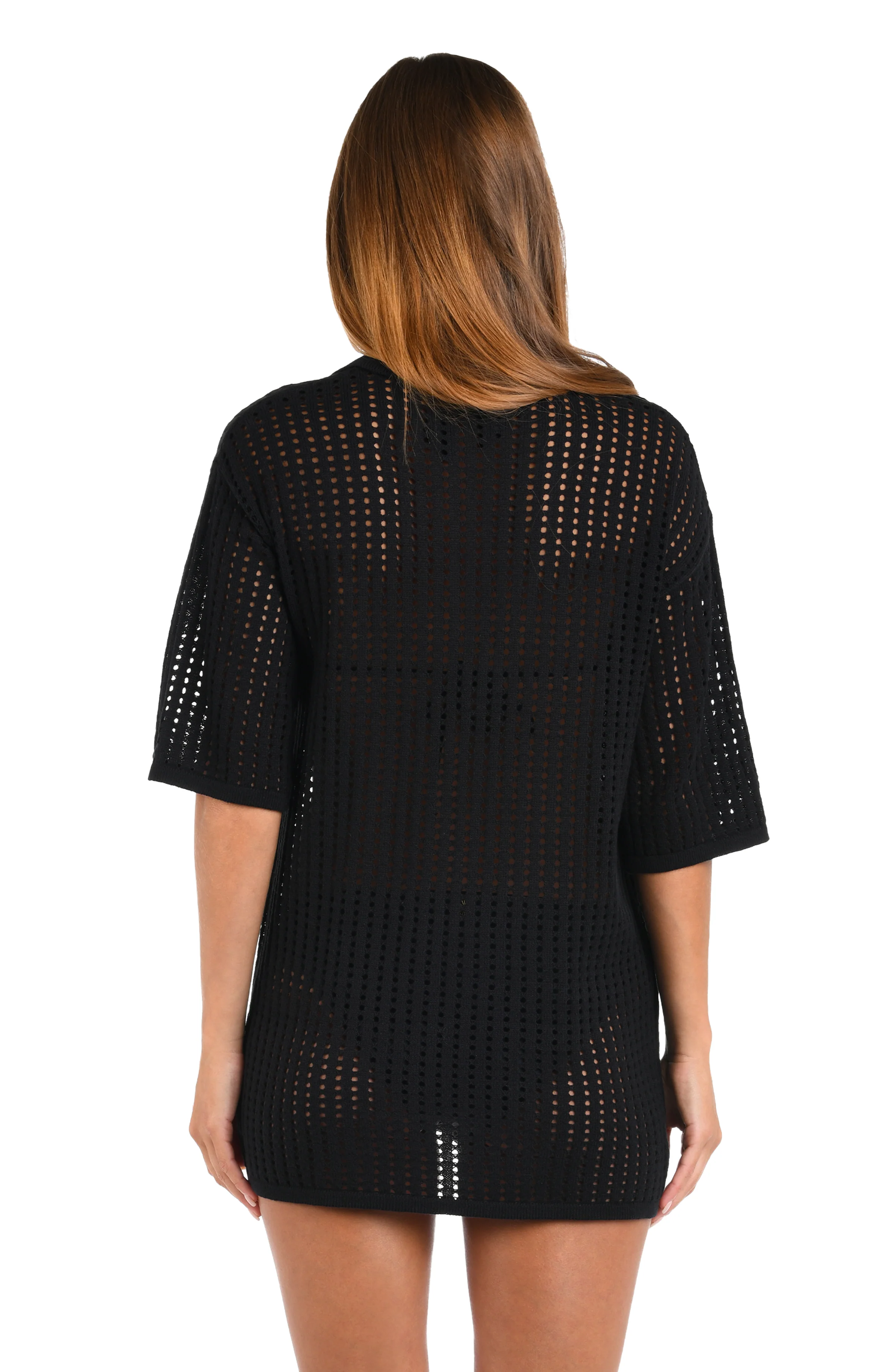 Sunshine 79 Resort Crochet Covers V-Neck Tunic - FINAL SALE