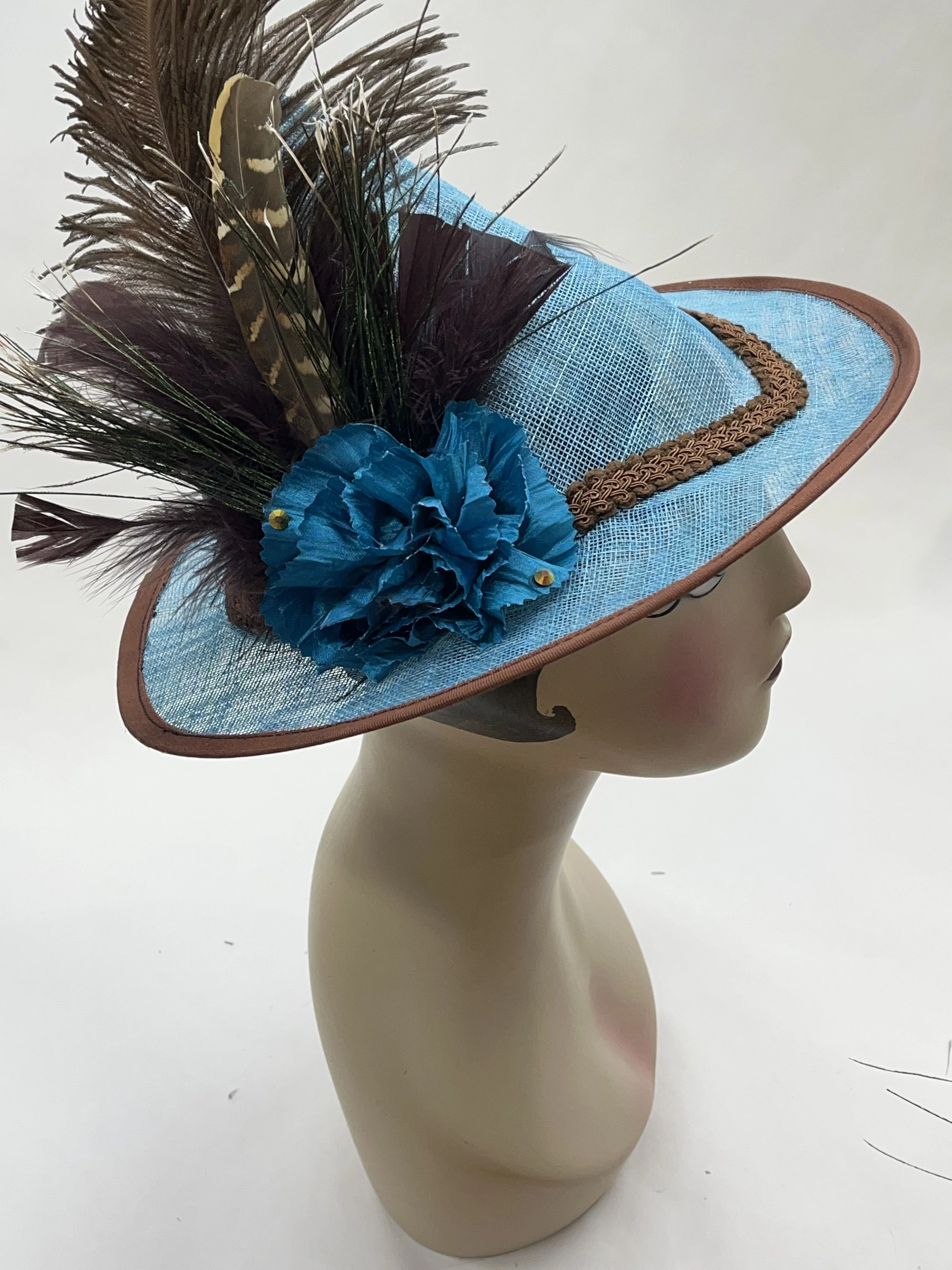 Alewife Hat in lightweight Sinamay