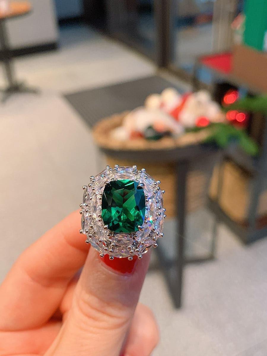 Vintage Simulation Color Treasure Style Ring MSR110804