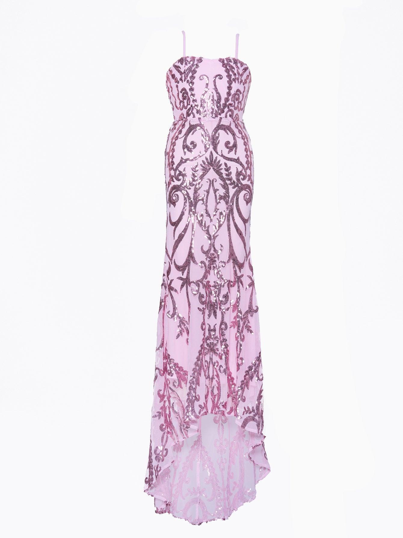 Teen Girl Pink Mermaid Cami Dress CXH1342