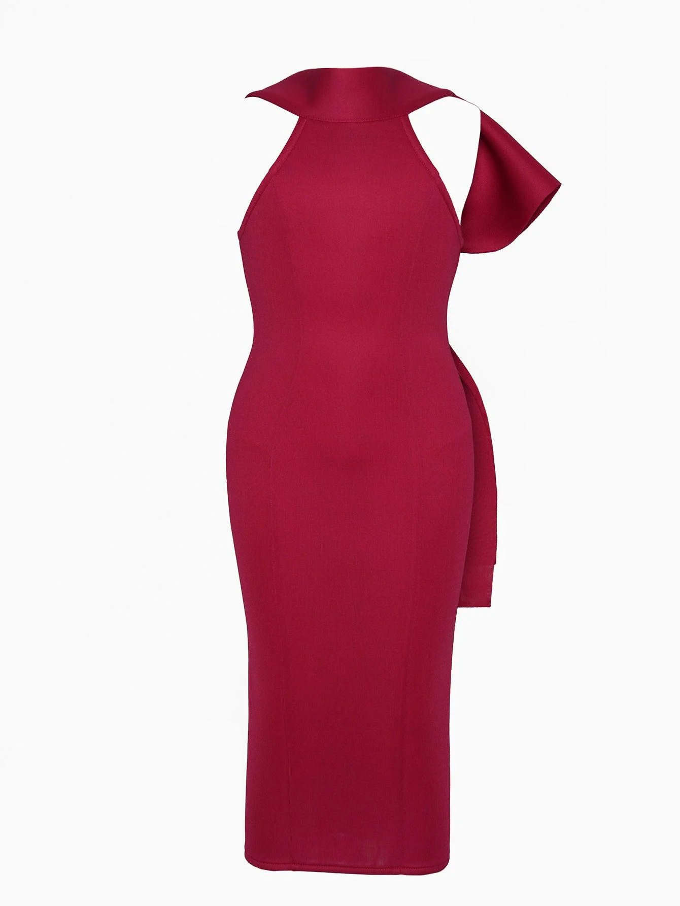 Teen Girl Bow Knot Split Midi Dress CM0488