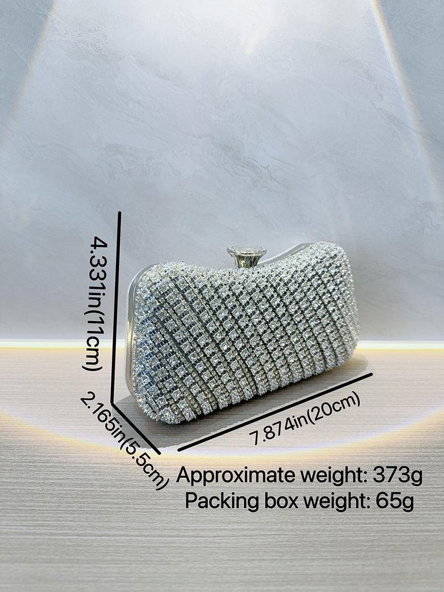 Luxury Diamond Metallic Handbag MNBF109