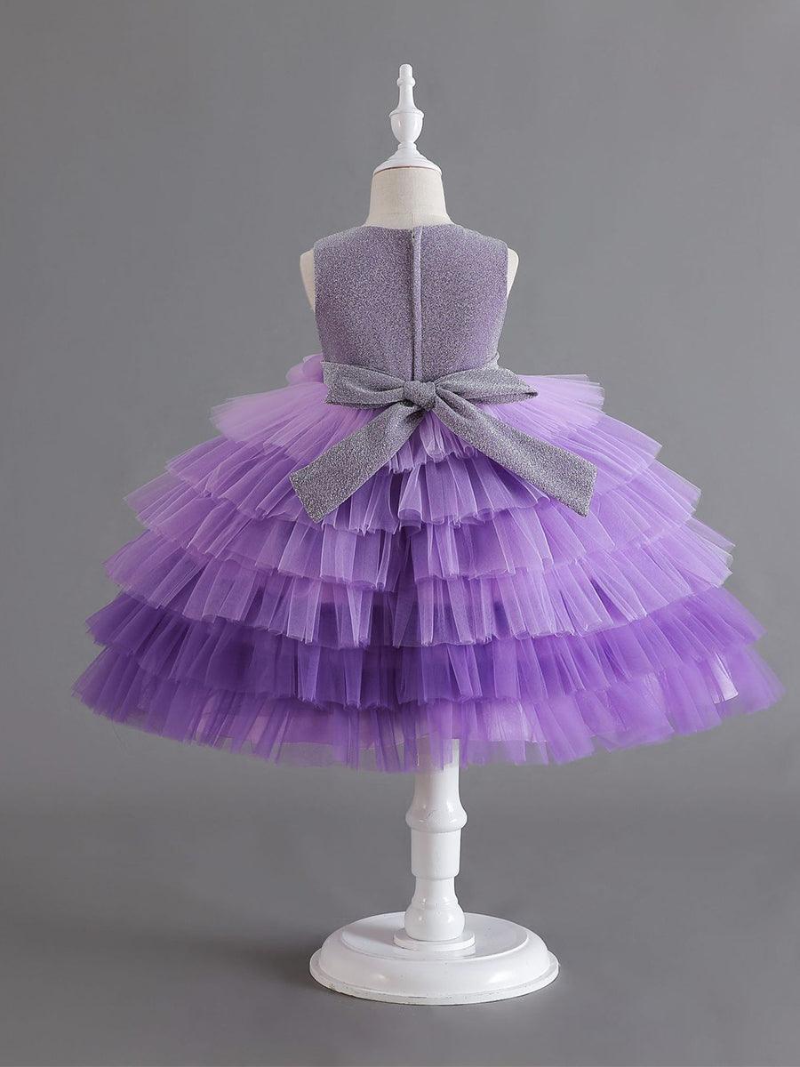 Shimmer Mesh Layer Princess Baby Dress MKD1007