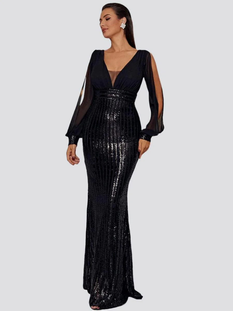 Mermaid Cutout Prom Dress XH2075