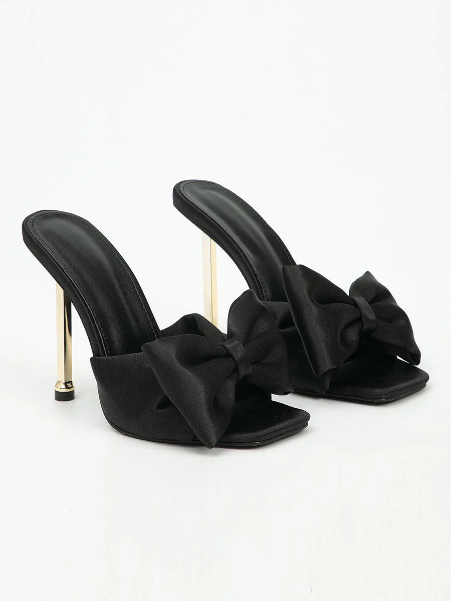 Bow Soft Stiletto Heel MHE1082