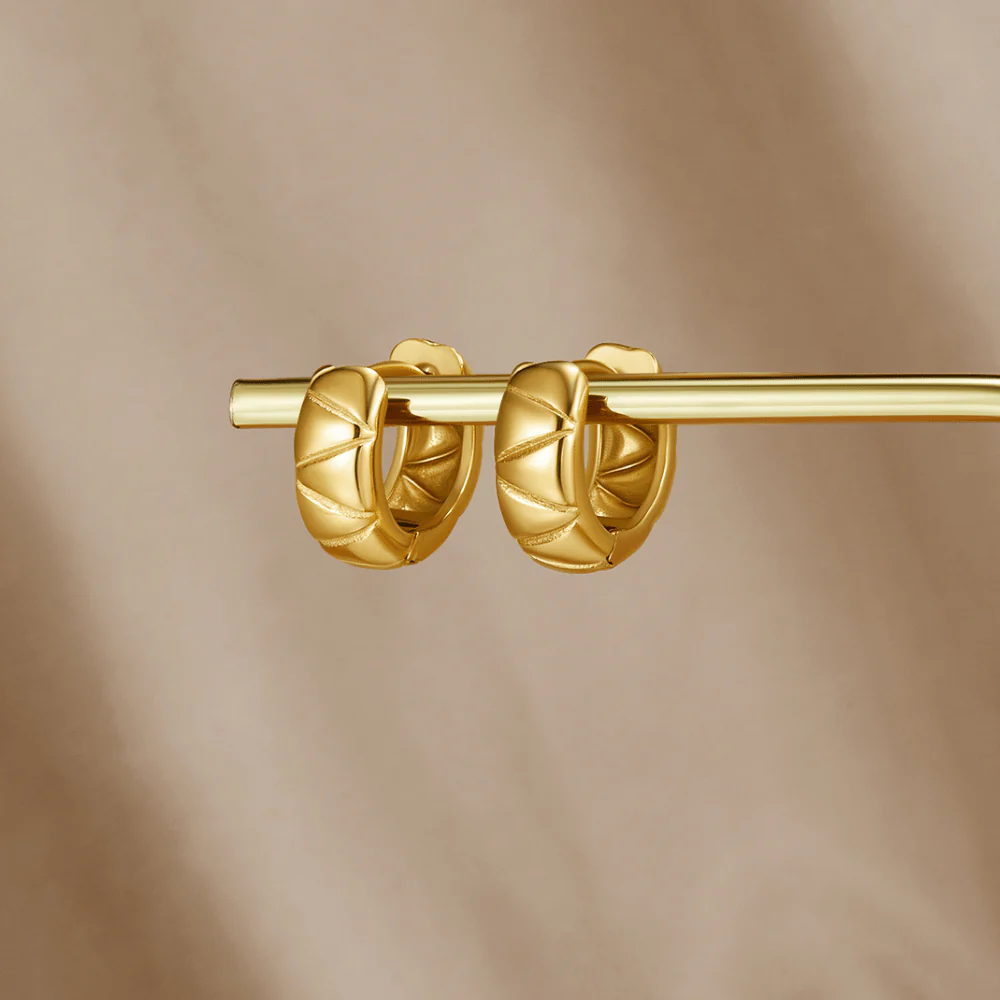 Allison Chunky Hoop Earrings