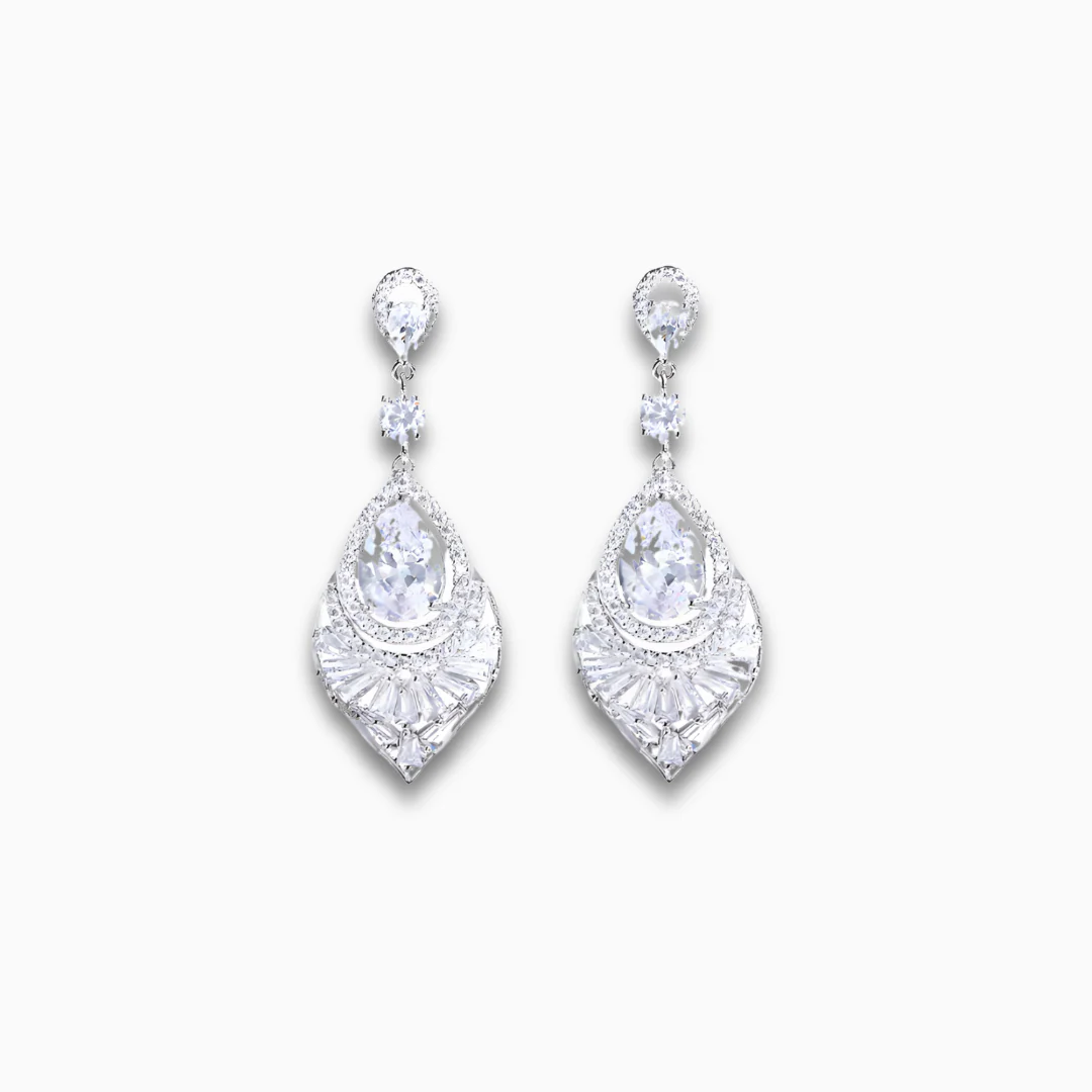 Celestia Crystal Drop Earrings