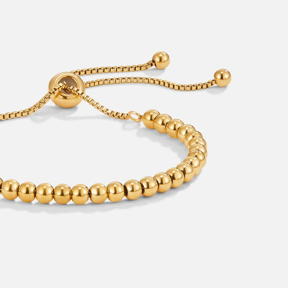Niloya Beaded Gold Bracelet