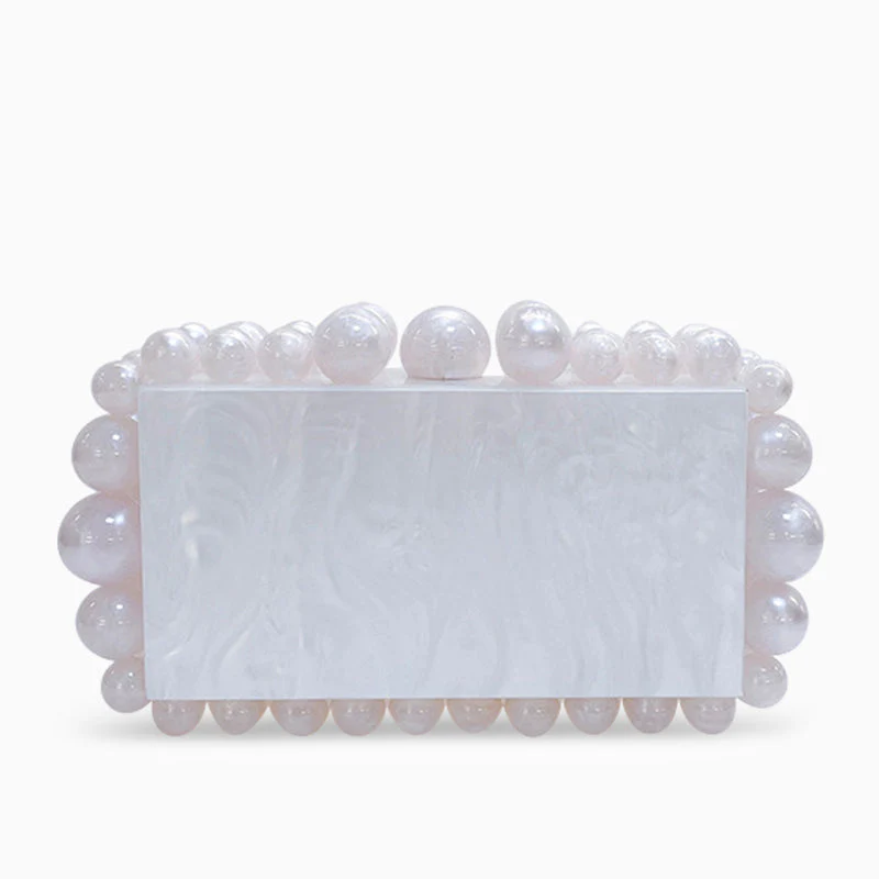 (CS) Acrylic Cloud Clutch Bag