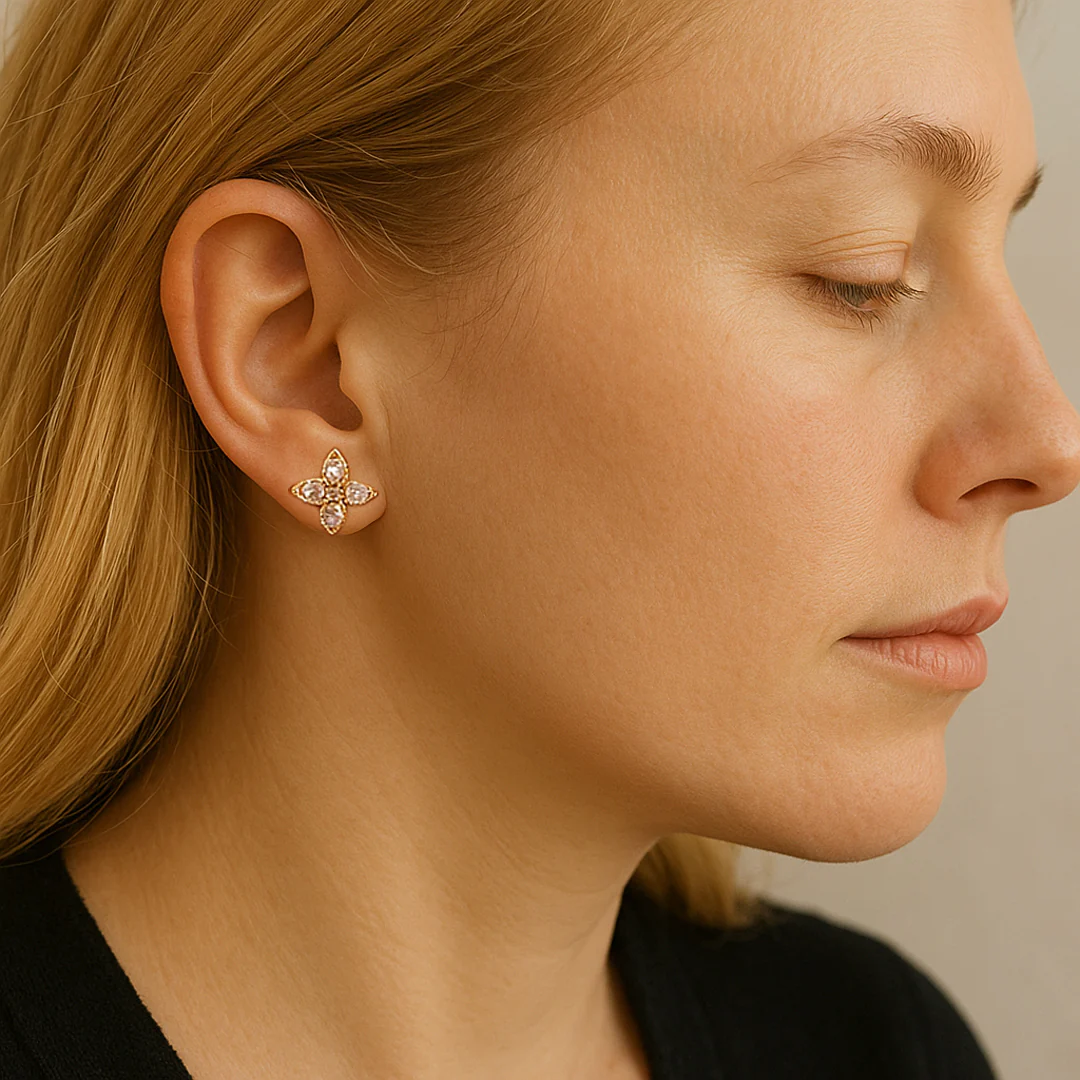 Lyra Bloom Frost Earrings