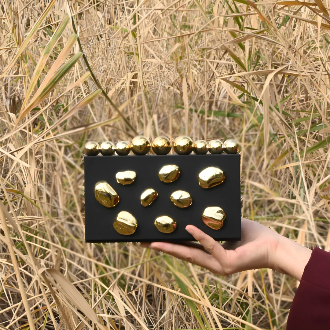 Verdant Orbit Clutch Bag