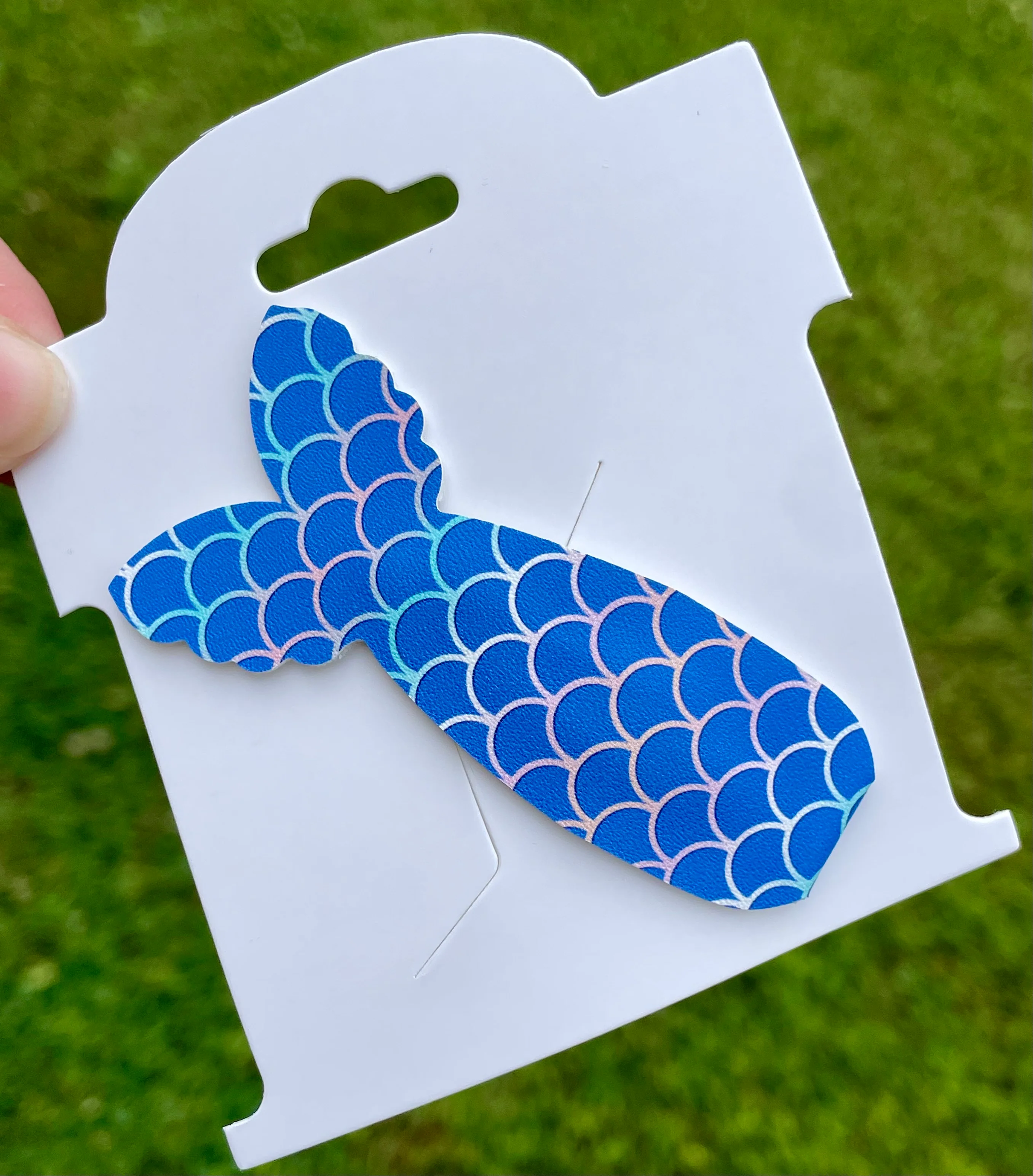 Royal Blue Mermaid Snap Clip