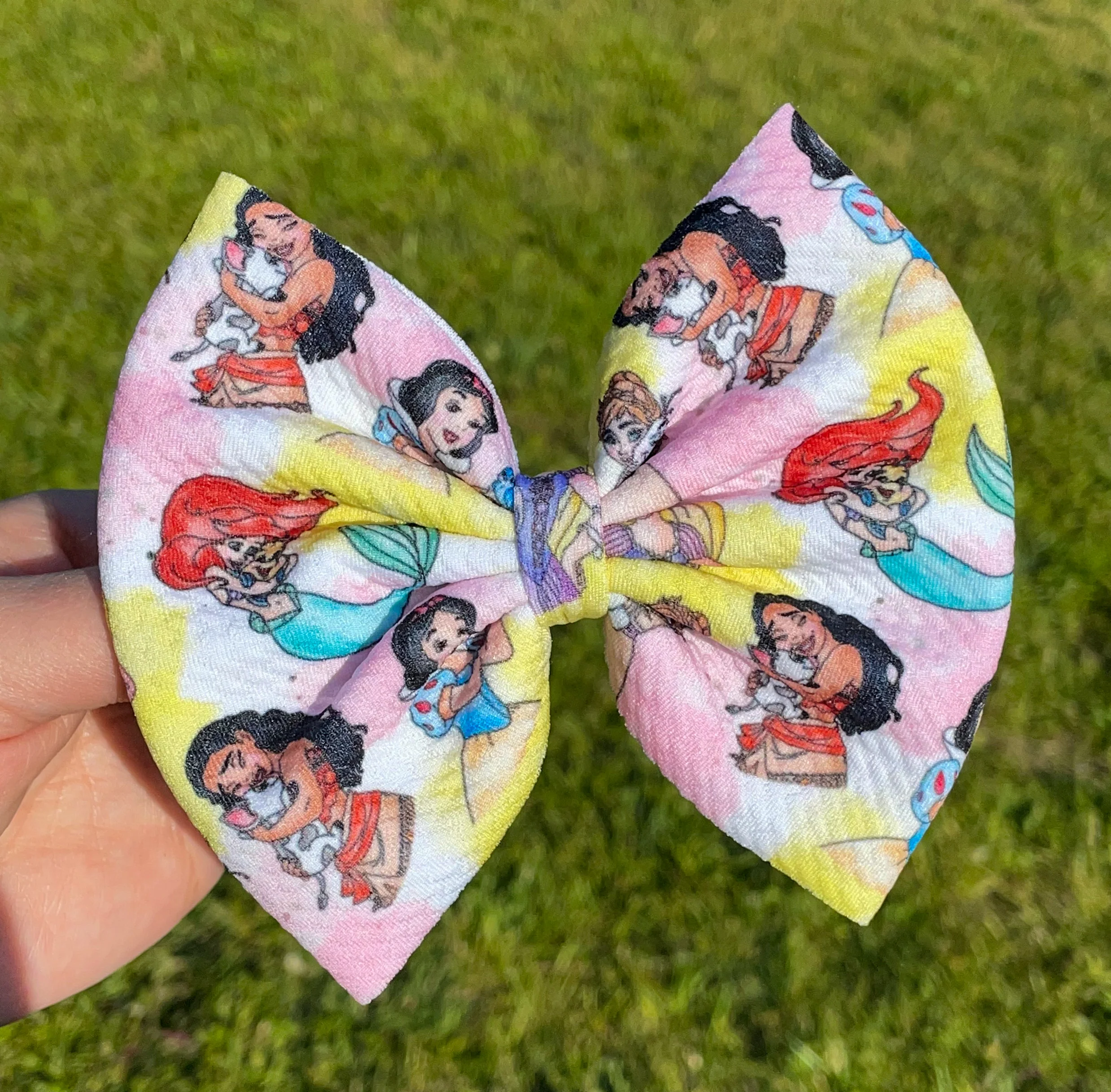 Princess & Sidekicks Fabric Bow