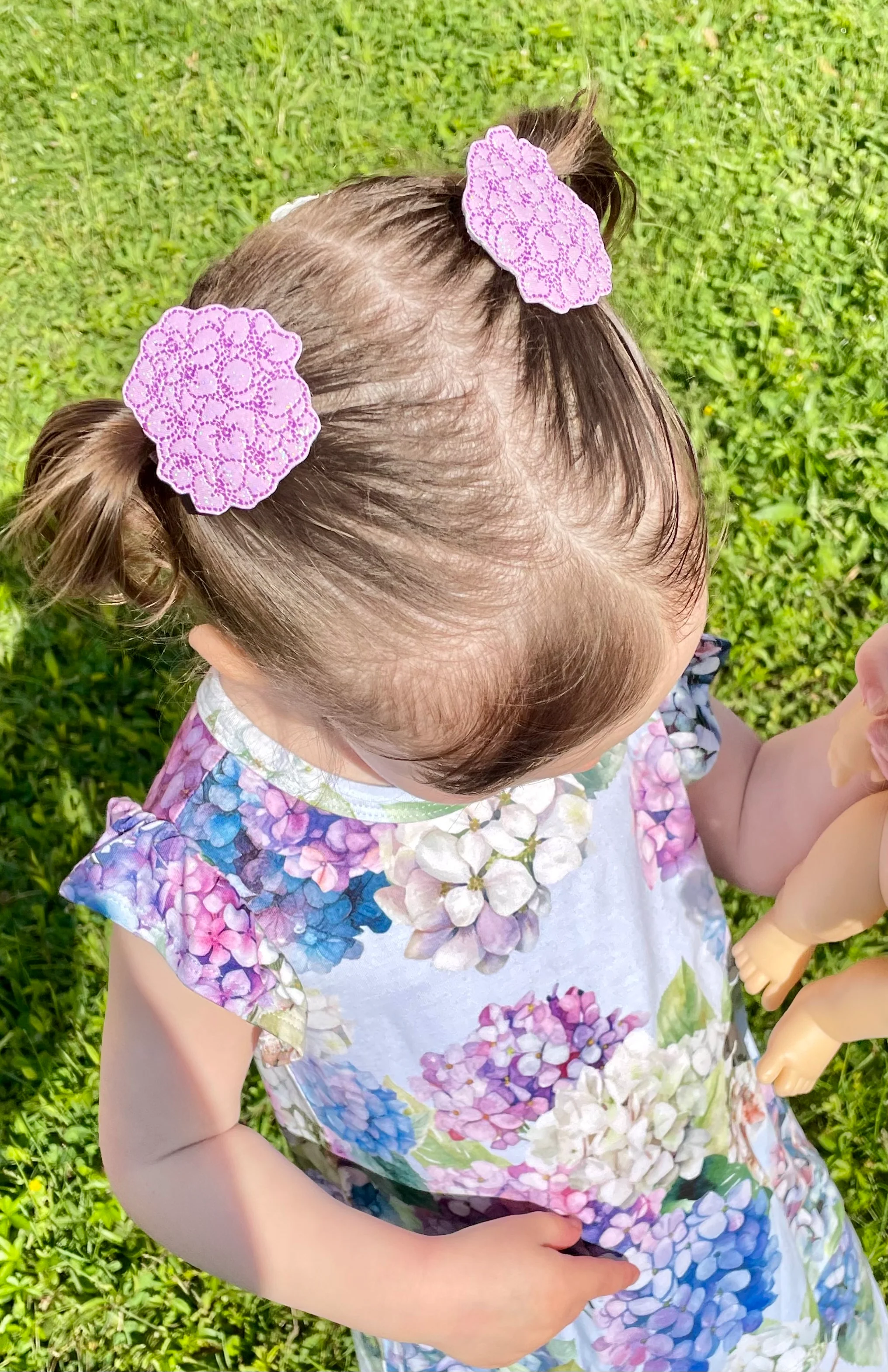 Hydrangea Feltie Clip