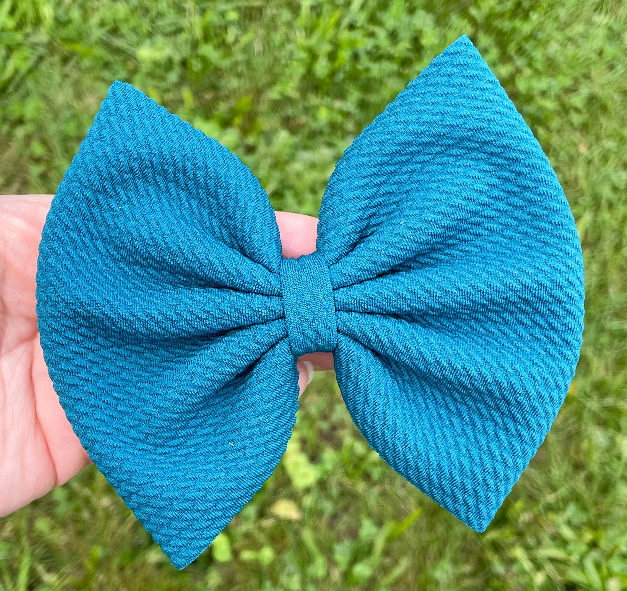 Fall Solid Fabric Bows
