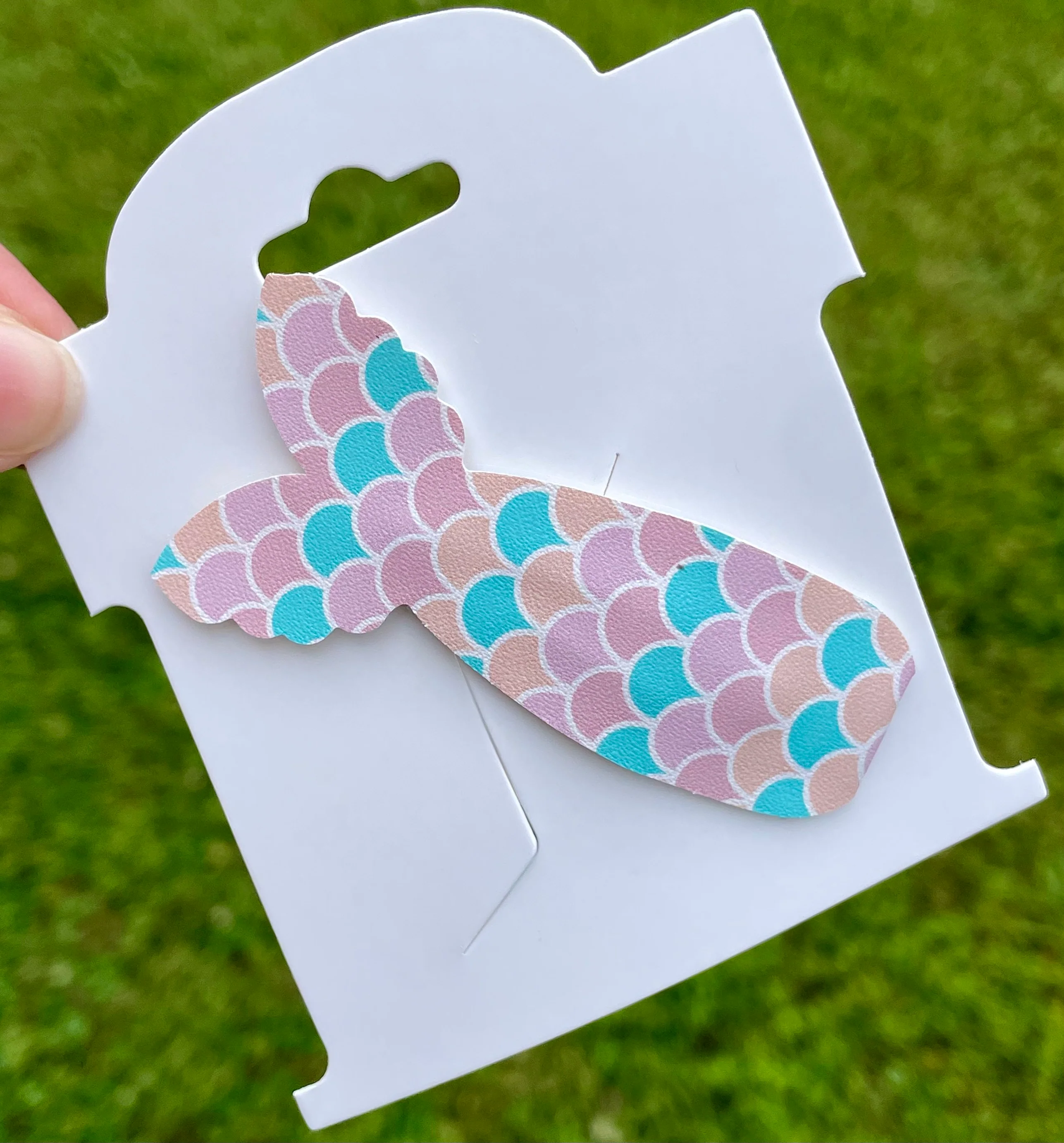 Peachy Mermaid Snap Clip